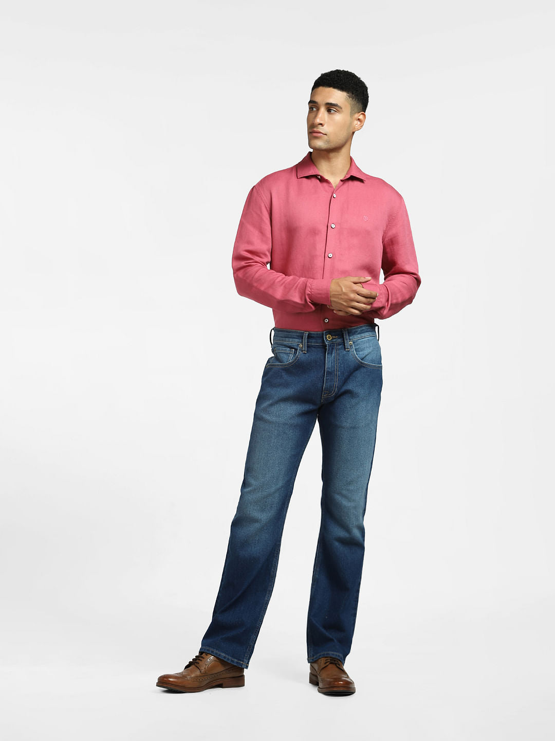 Pink Full Sleeves Shirt