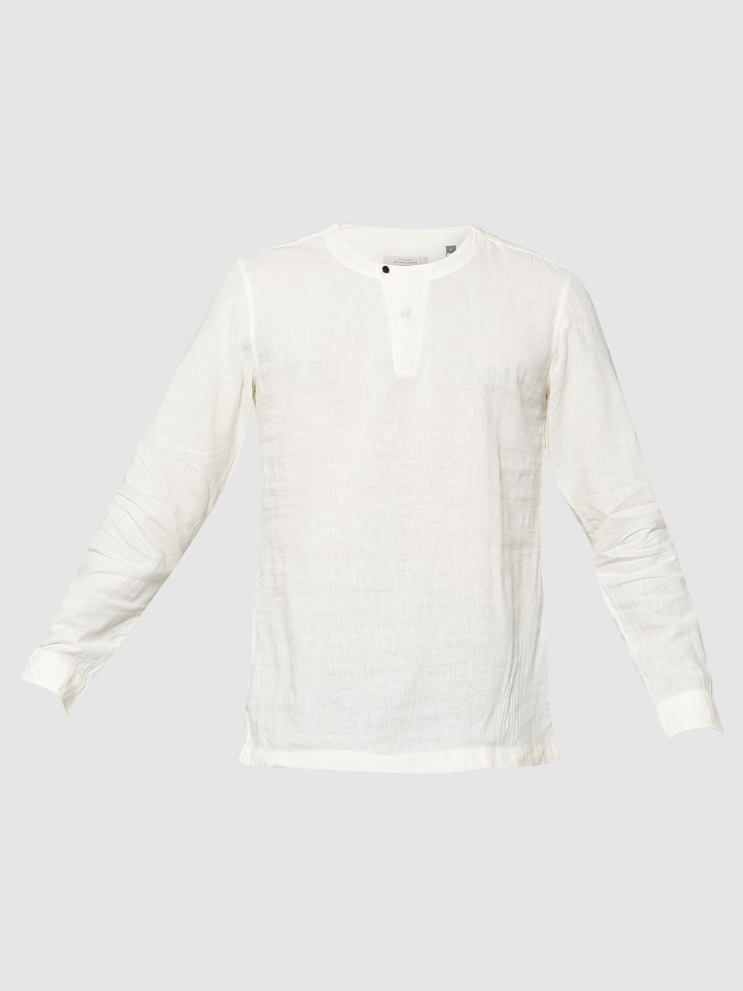 White Full Sleeves Shirt