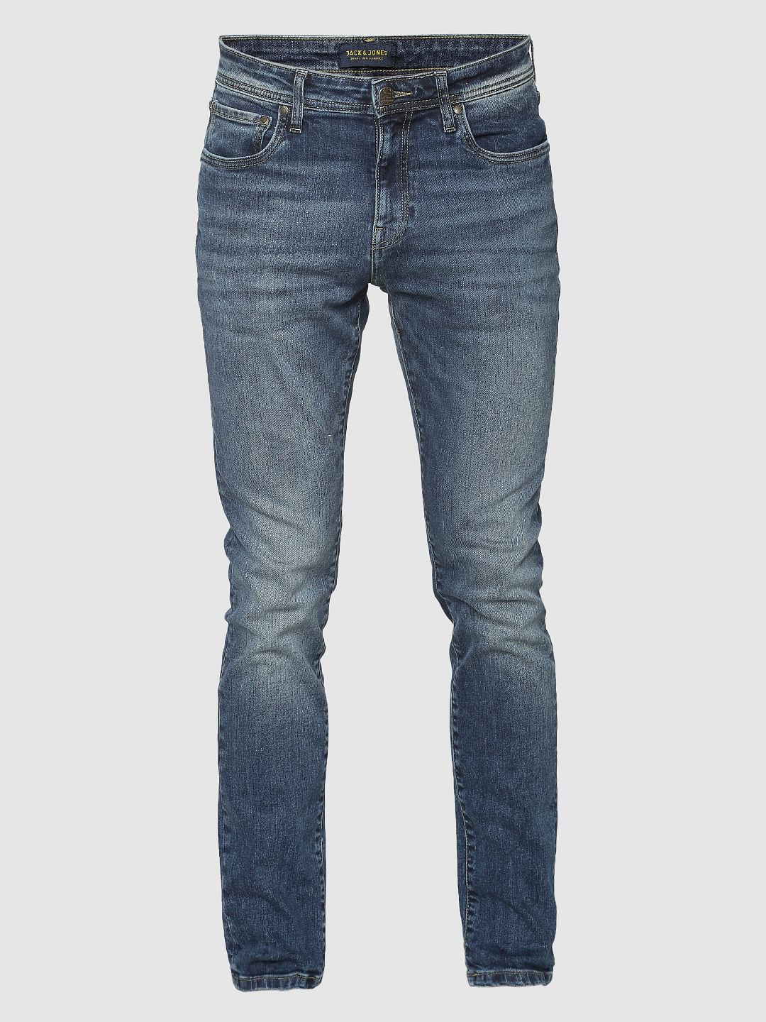 Dark Blue Low Rise Ben Skinny Fit Jeans