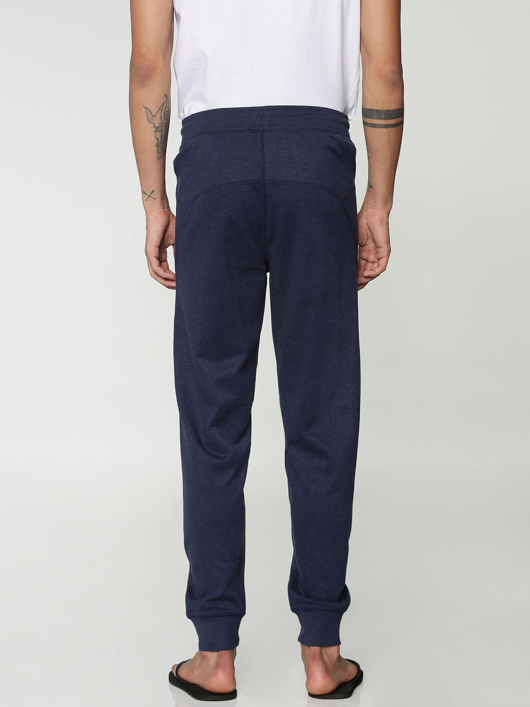 Navy Blue Drawstring Trackpants