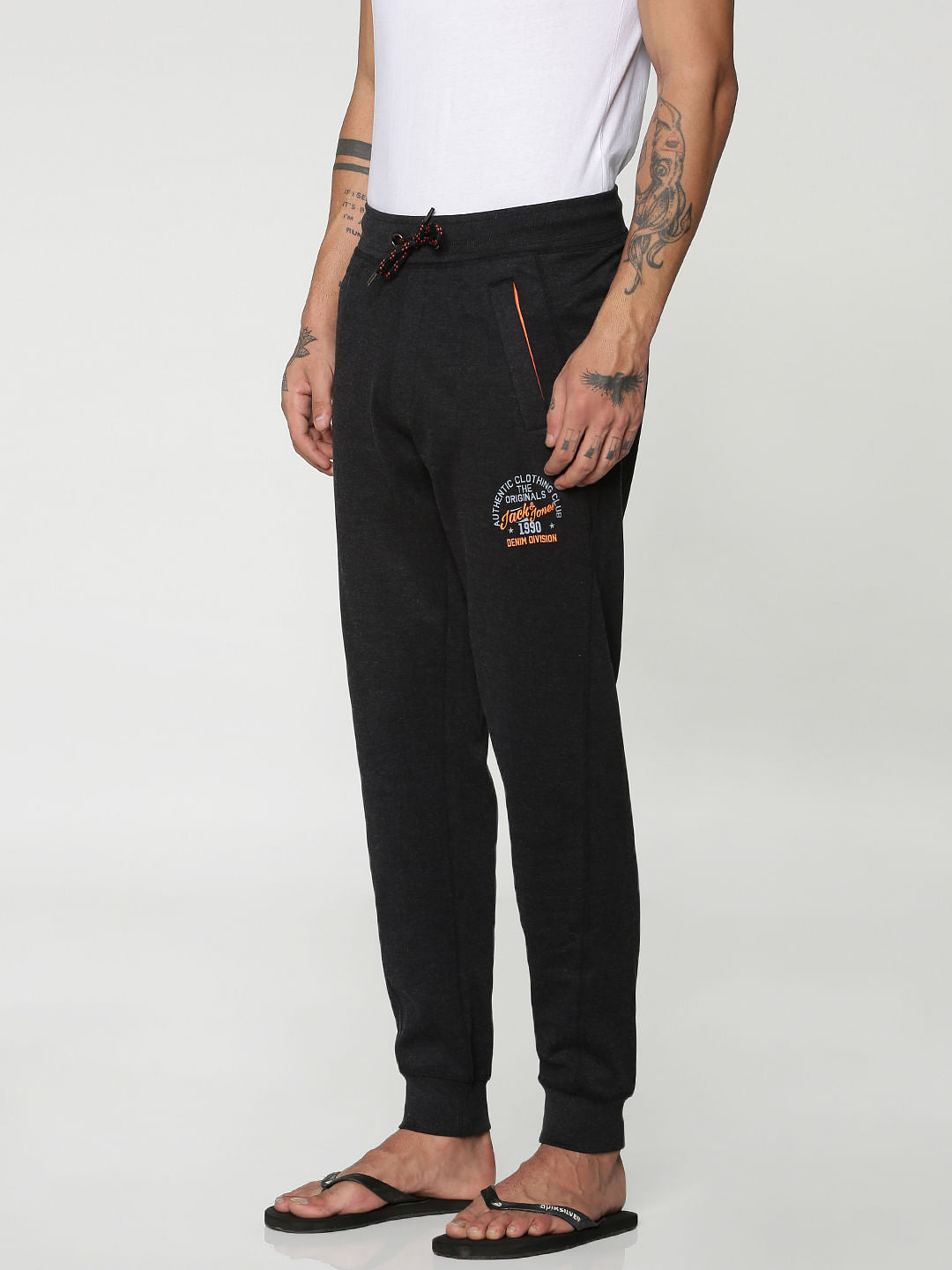 Black Drawstring Trackpants