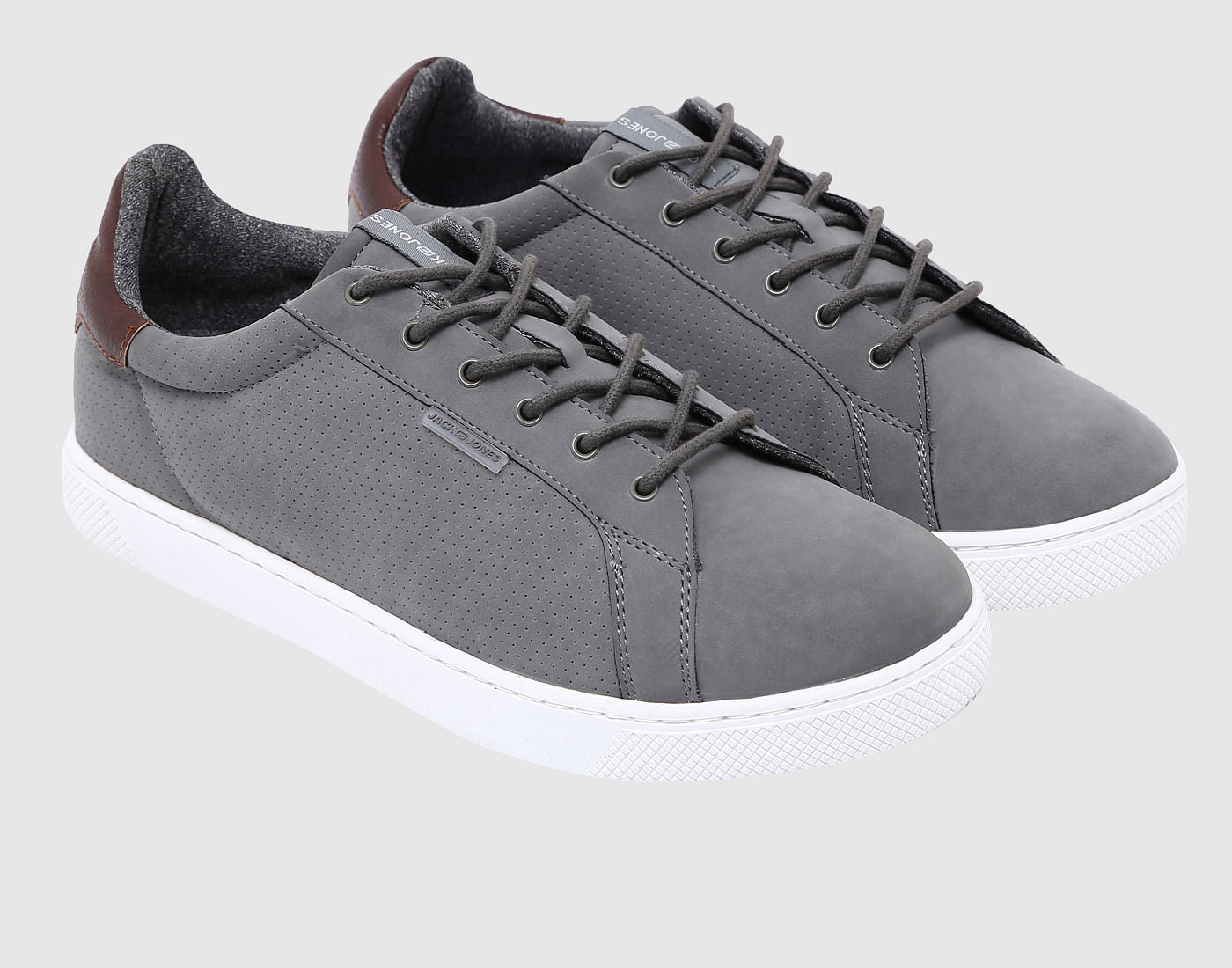 Grey Pu Sneakers