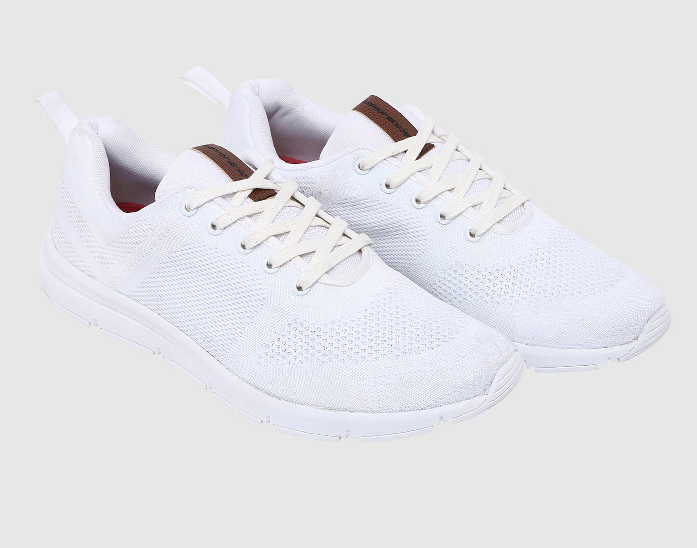 White Mesh Sneakers