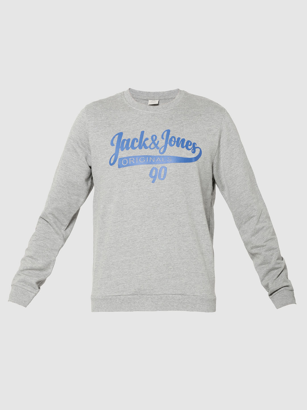 Grey Regular Fit Pullover