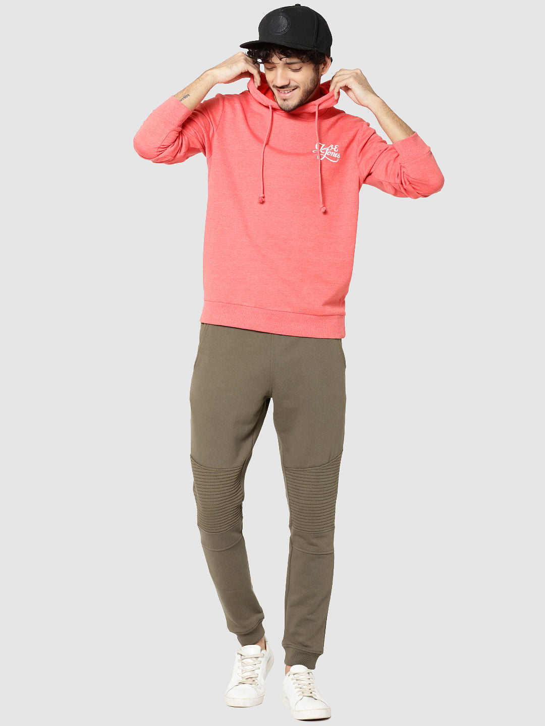 Red Hooded Sweatshirt