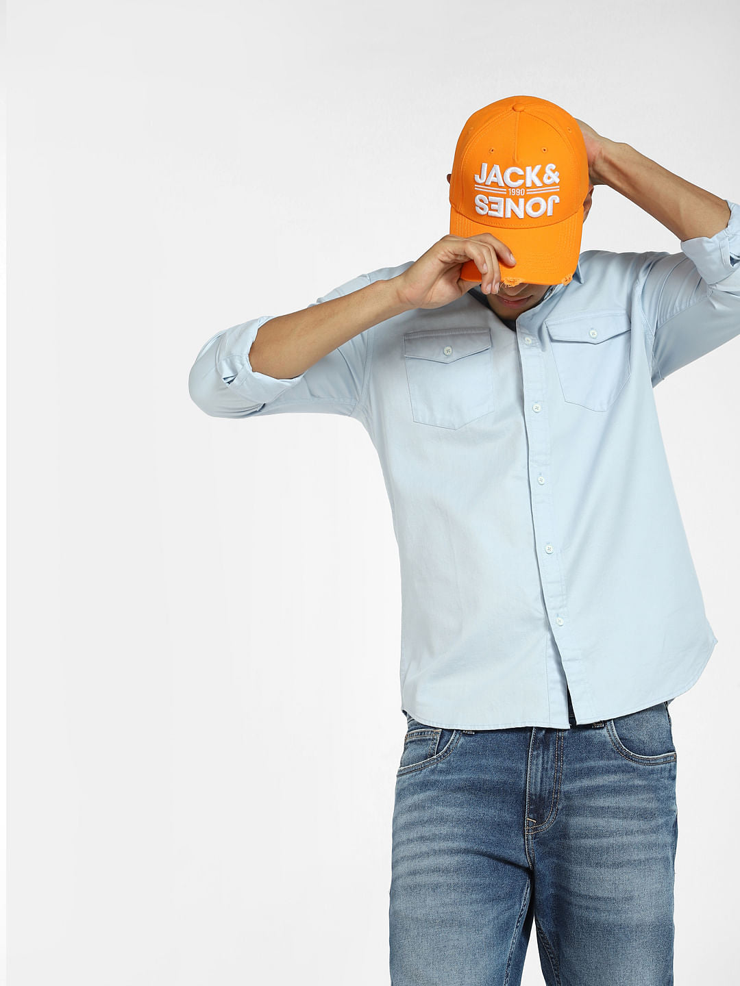 Light Blue Full Sleeves Shirt