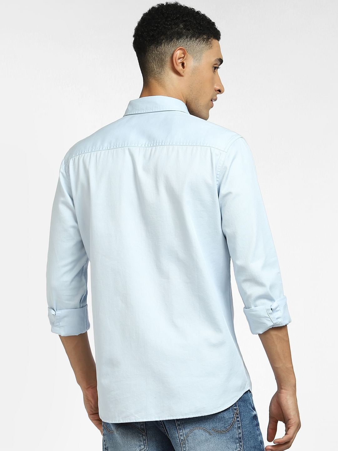 Light Blue Full Sleeves Shirt