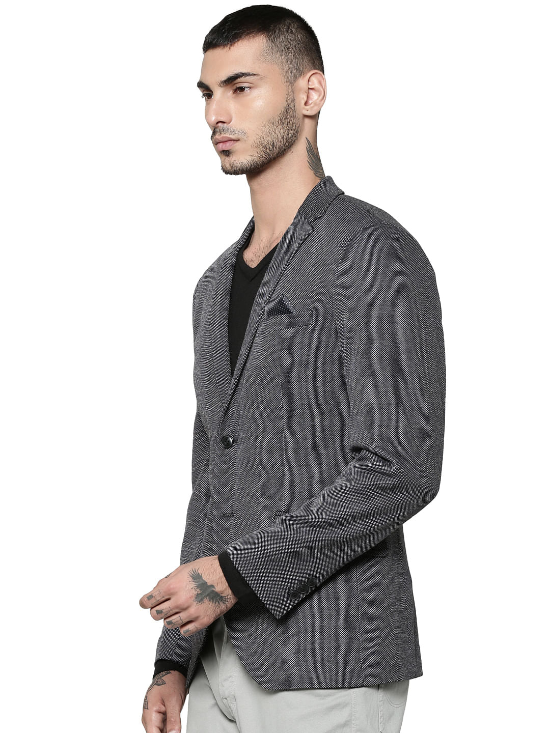 Black Slim Fit Blazer