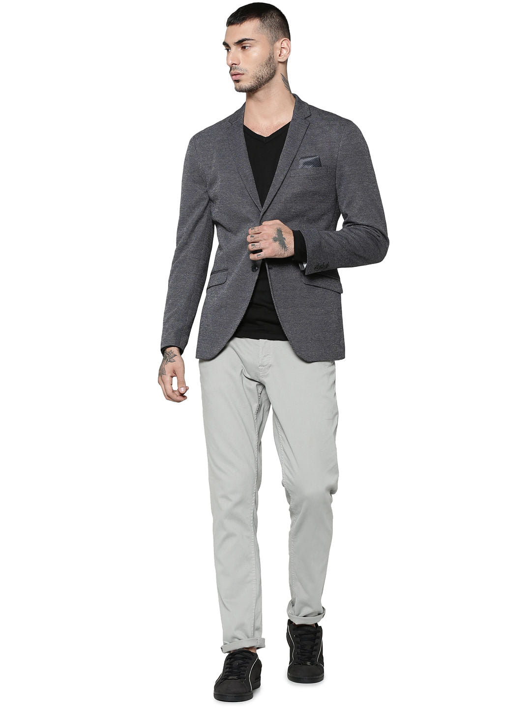 Black Slim Fit Blazer