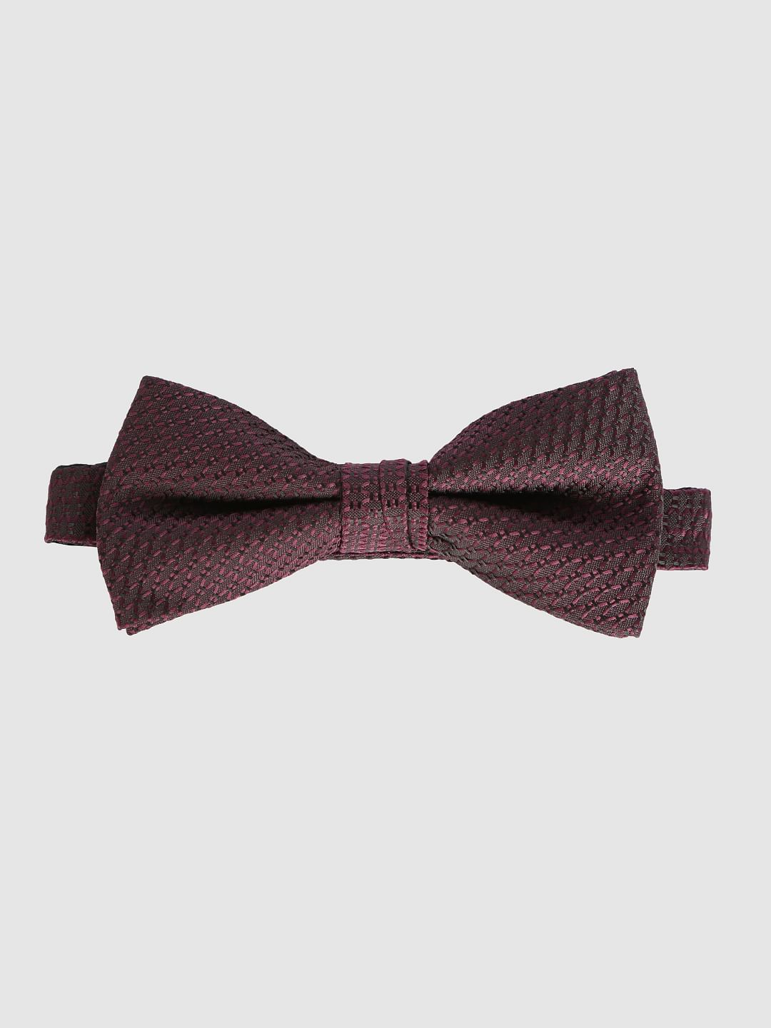 Burgundy Bow Tie - ONE