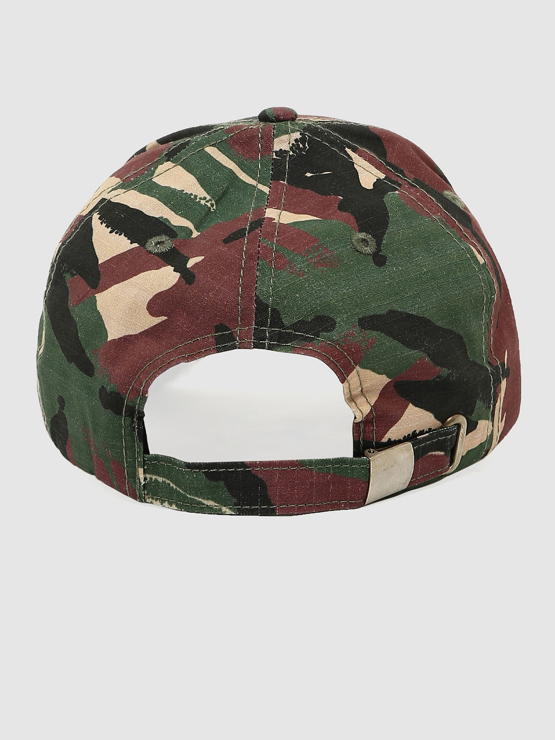 Green Camo Print Cap