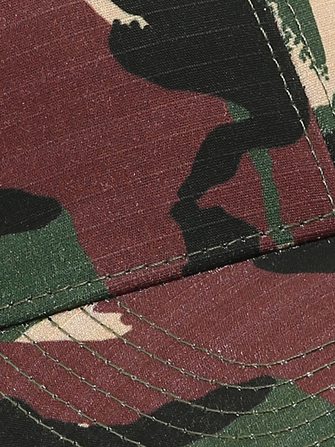Green Camo Print Cap