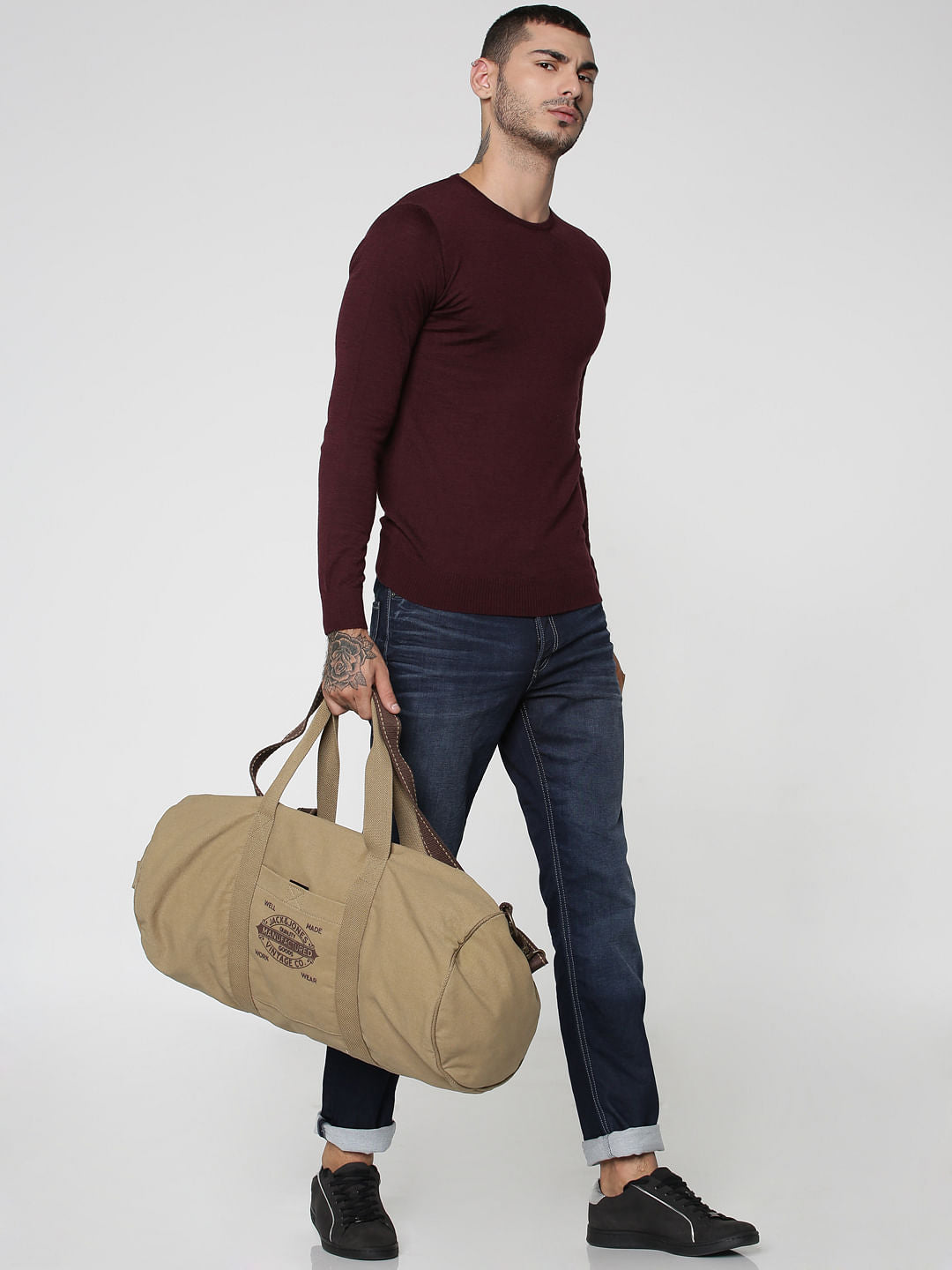 Burgundy Pullover - S
