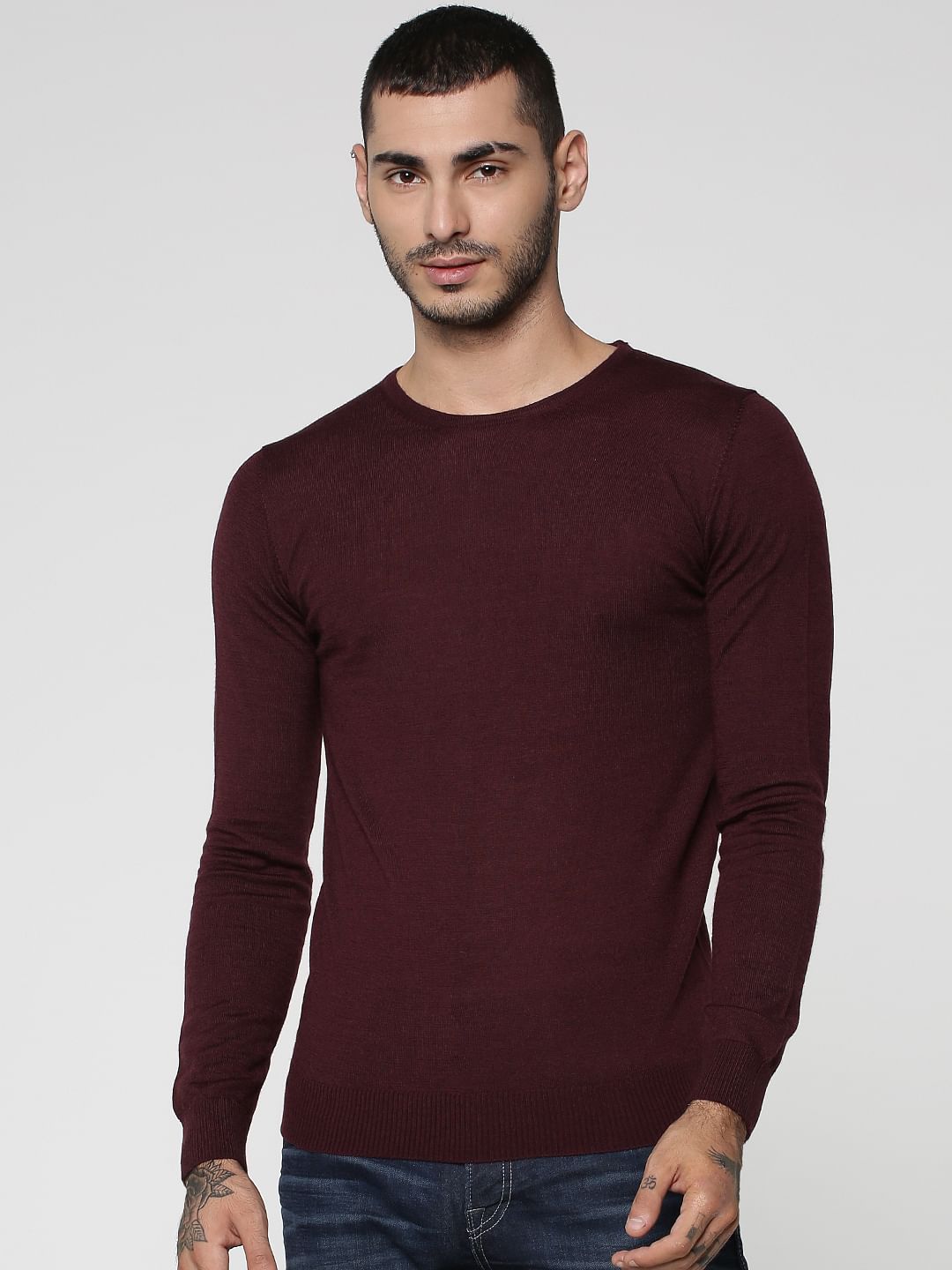 Burgundy Pullover