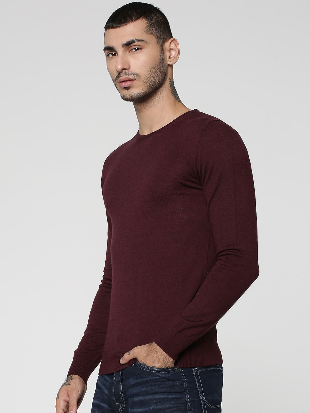 Burgundy Pullover