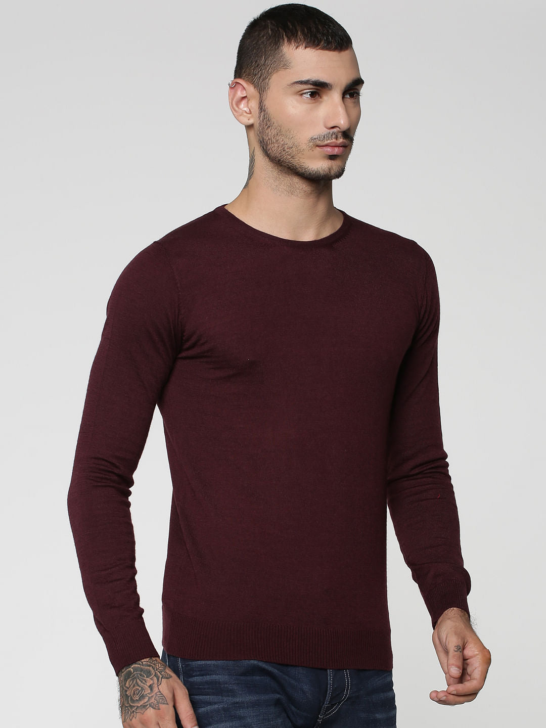Burgundy Pullover