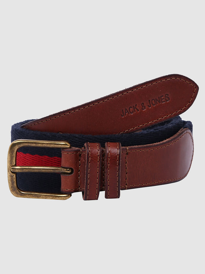 Brown Leather Belt - 32