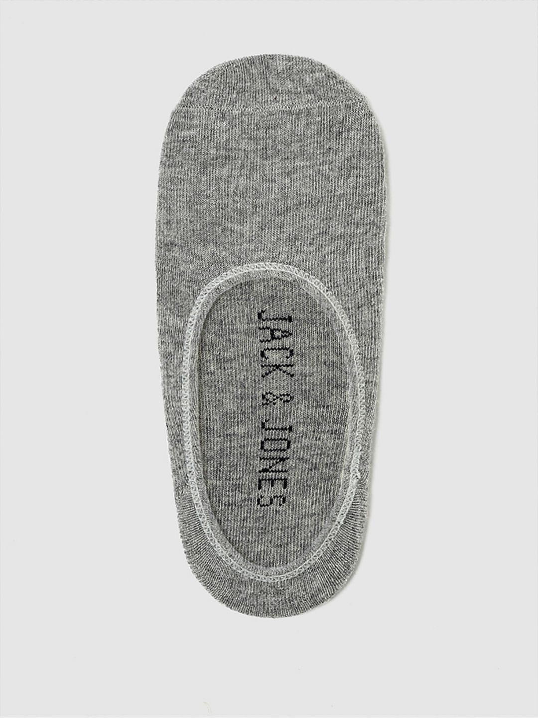 Grey No Show Socks - ONE