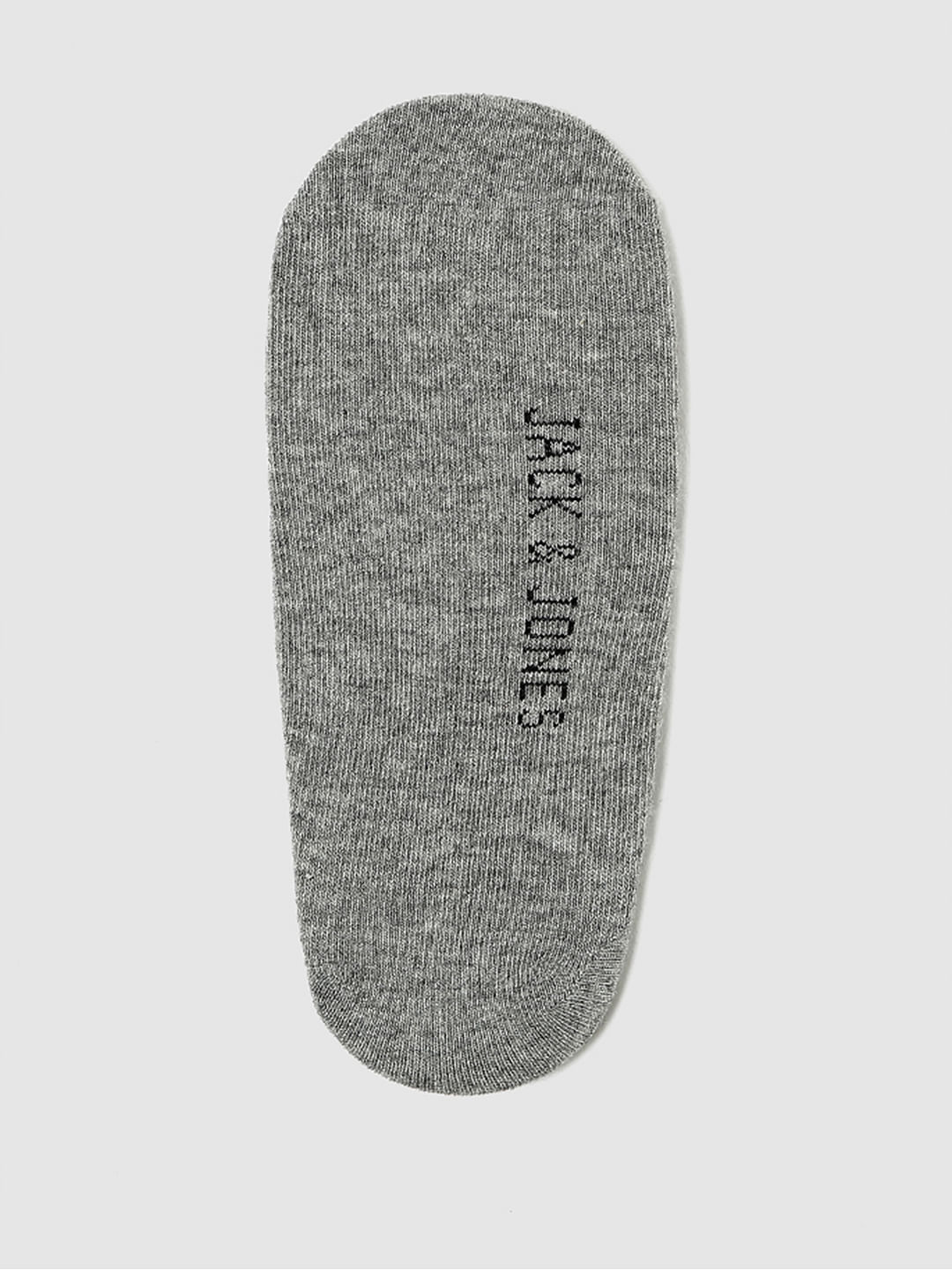 Grey No Show Socks