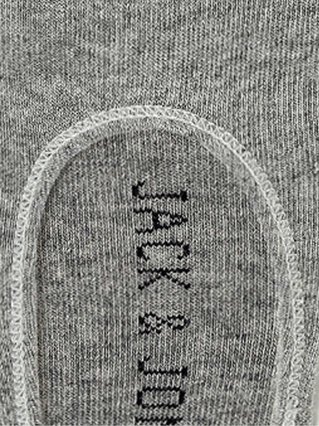 Grey No Show Socks