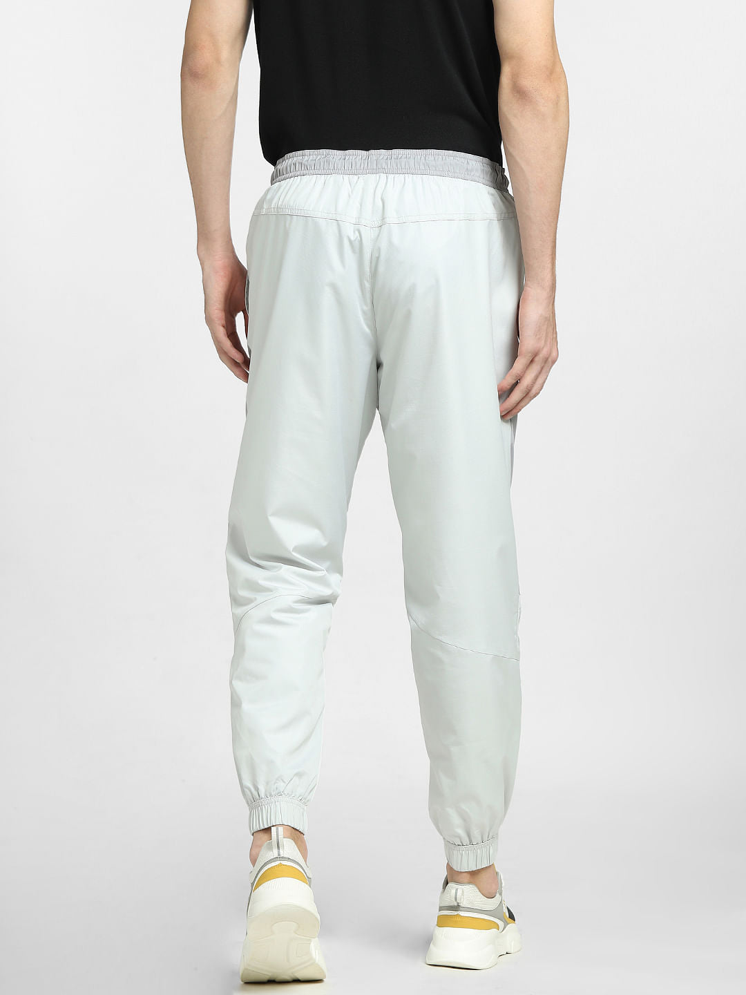 Grey Colourblocked Co-ord Trackpants