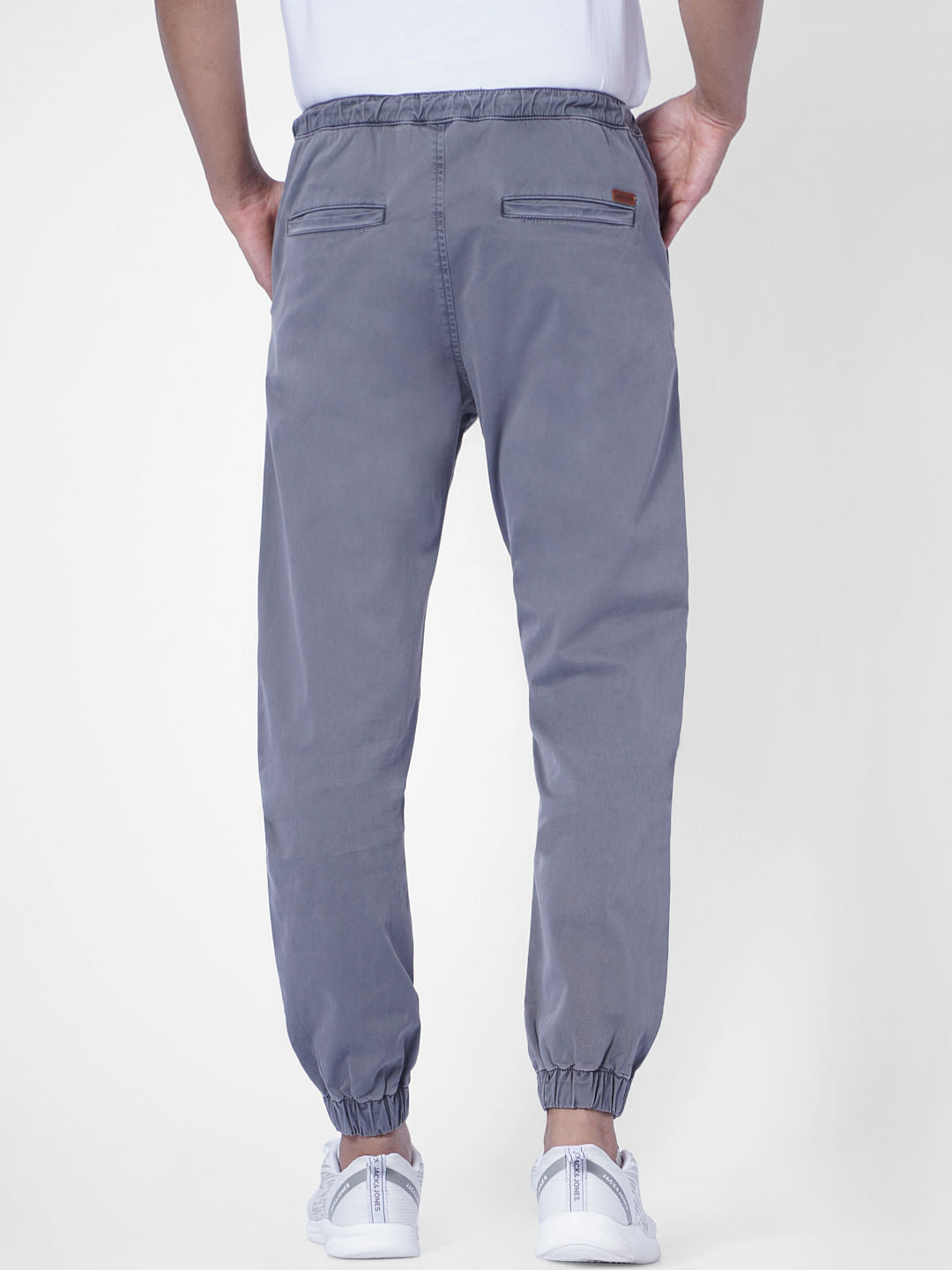Grey Low Rise Jogger Pant