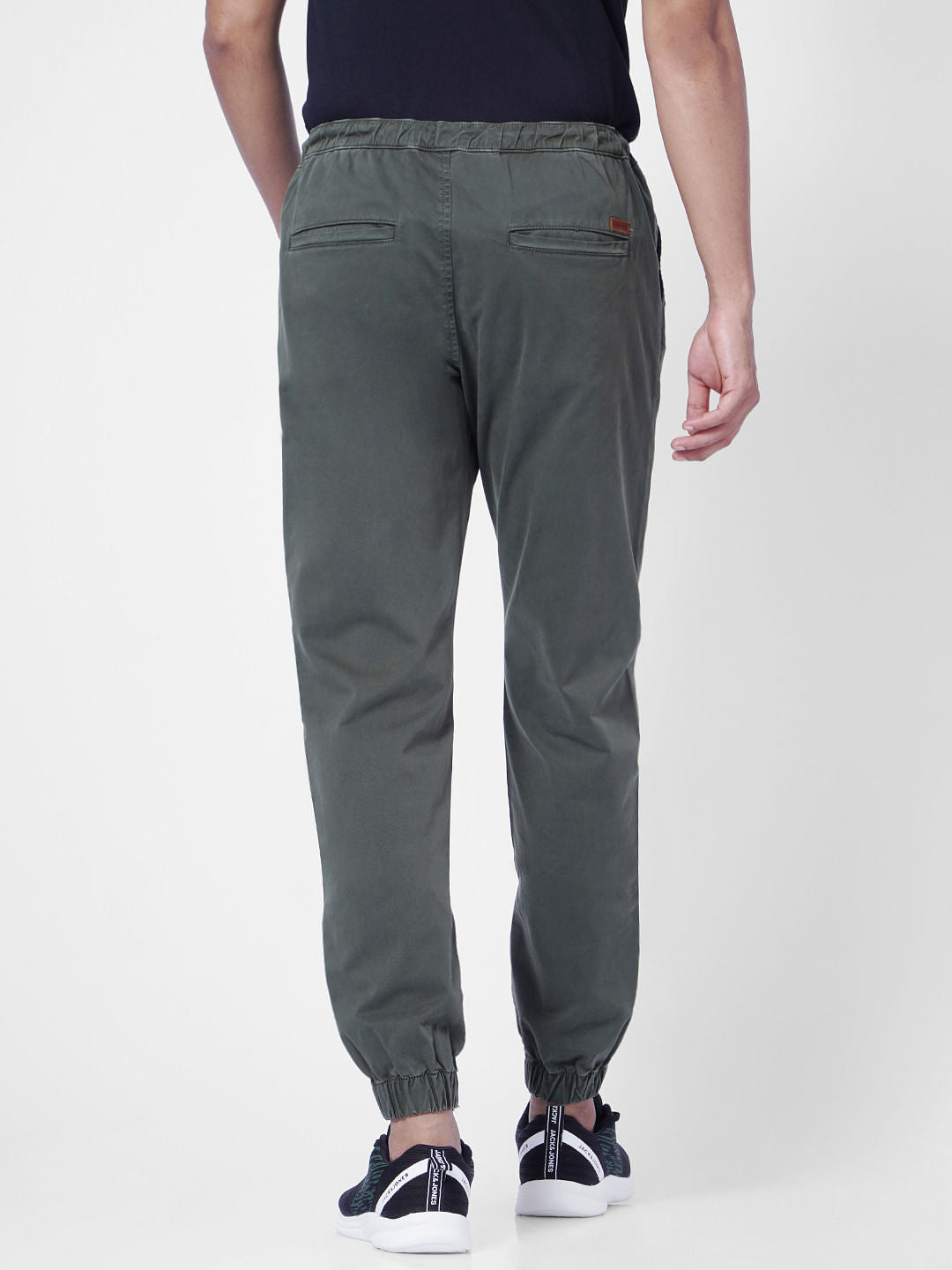 Olive Green Low Rise Jogger Pant