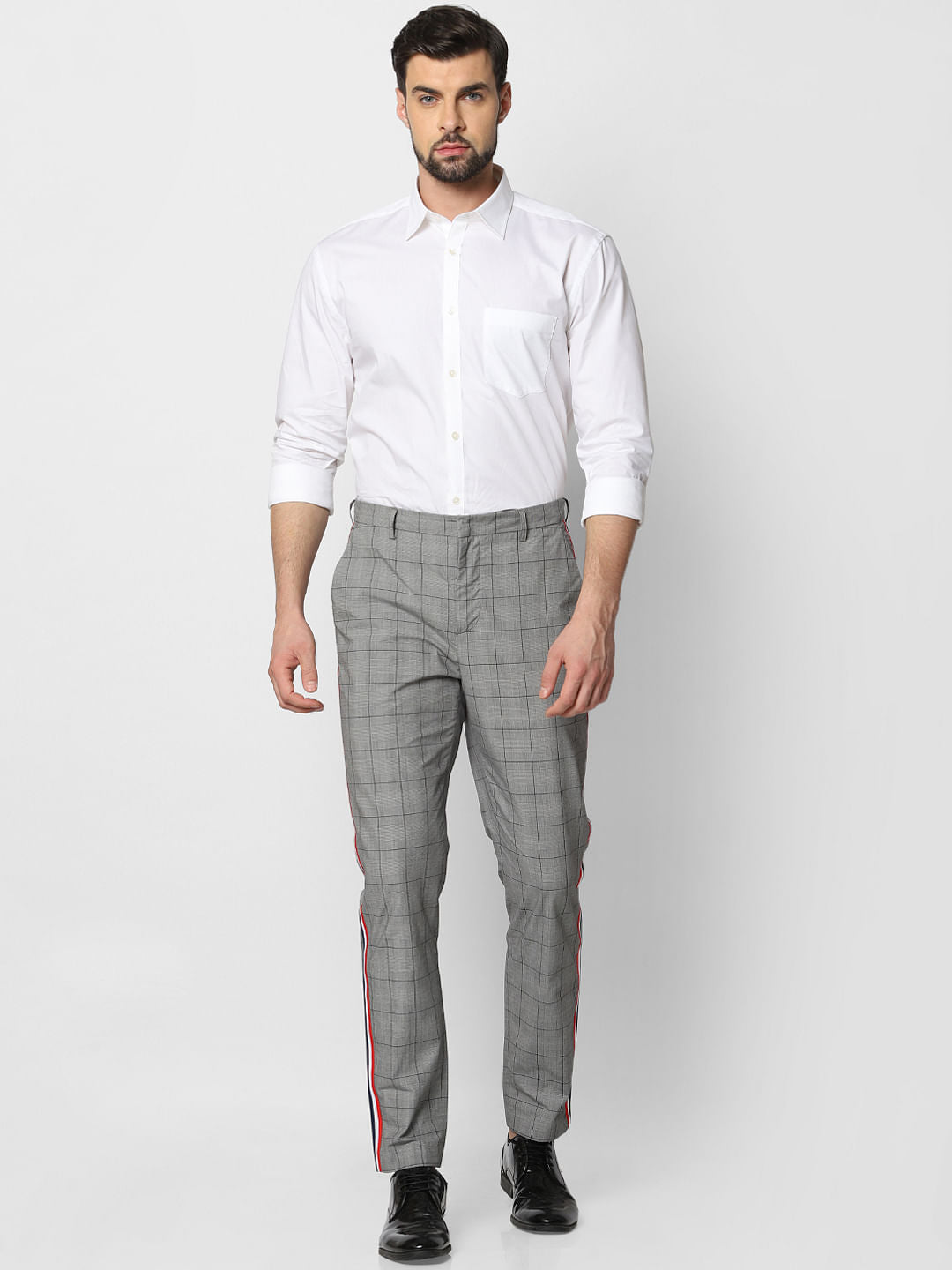White Formal Full Sleeves Shirt
