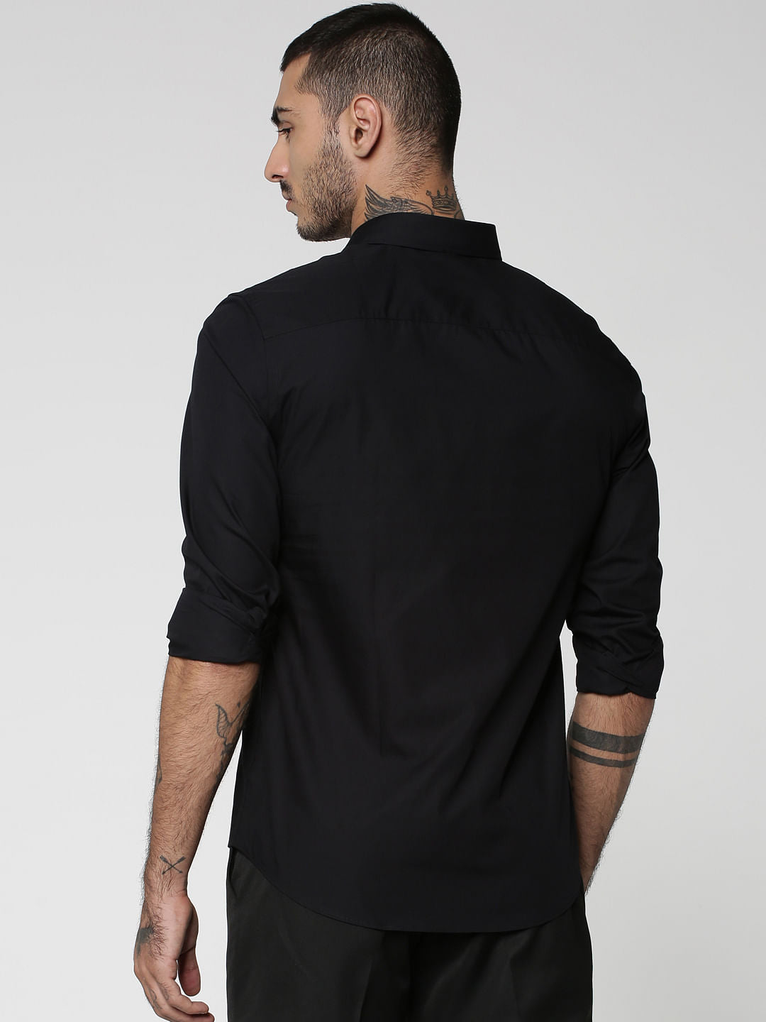 Black Full Sleeves Shirt