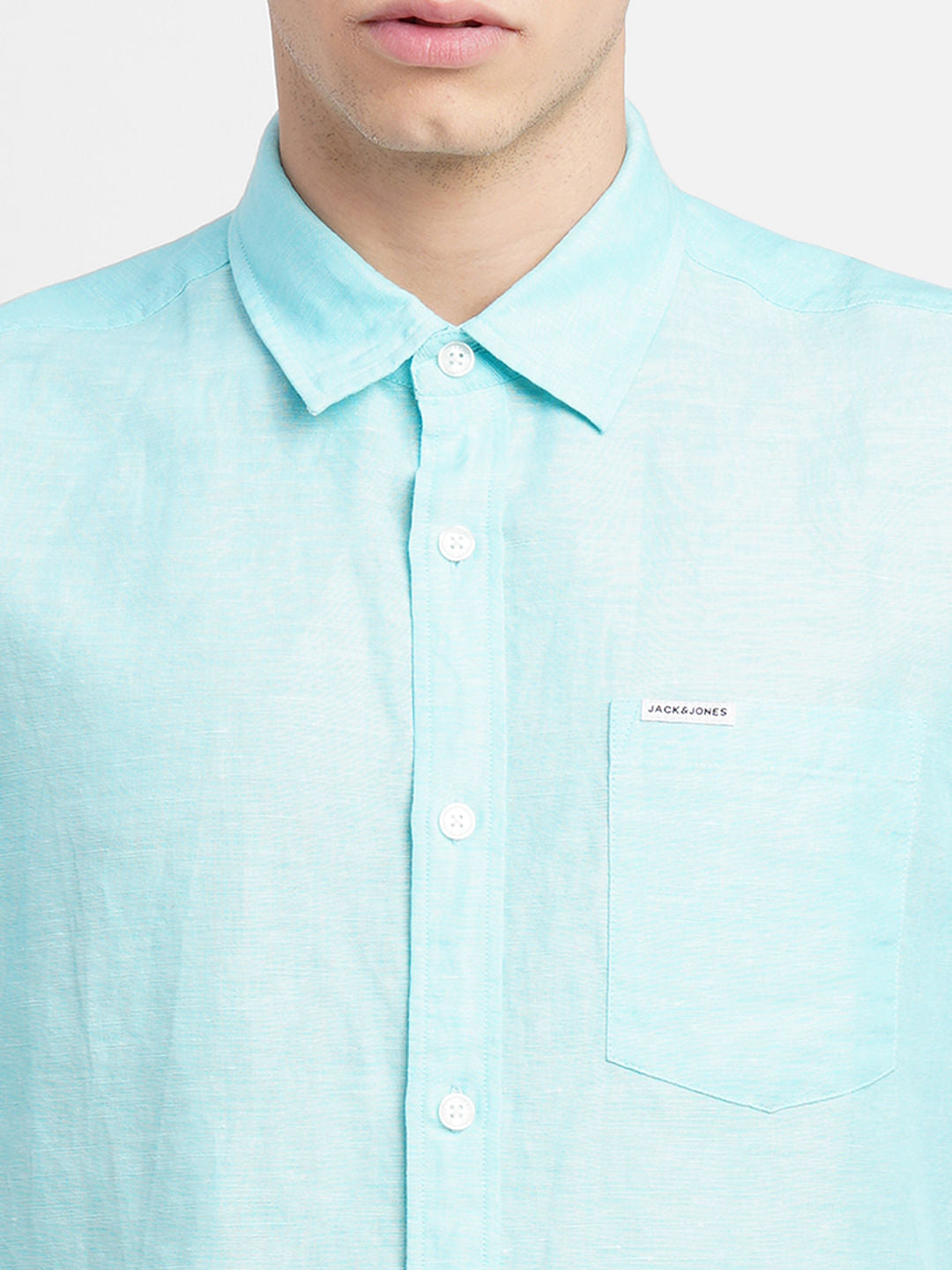 Light Blue Short Sleeves Shirt