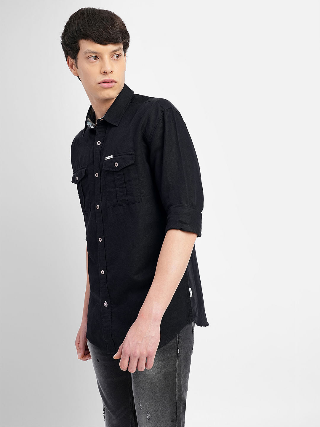 Black Full Sleeves Shirt