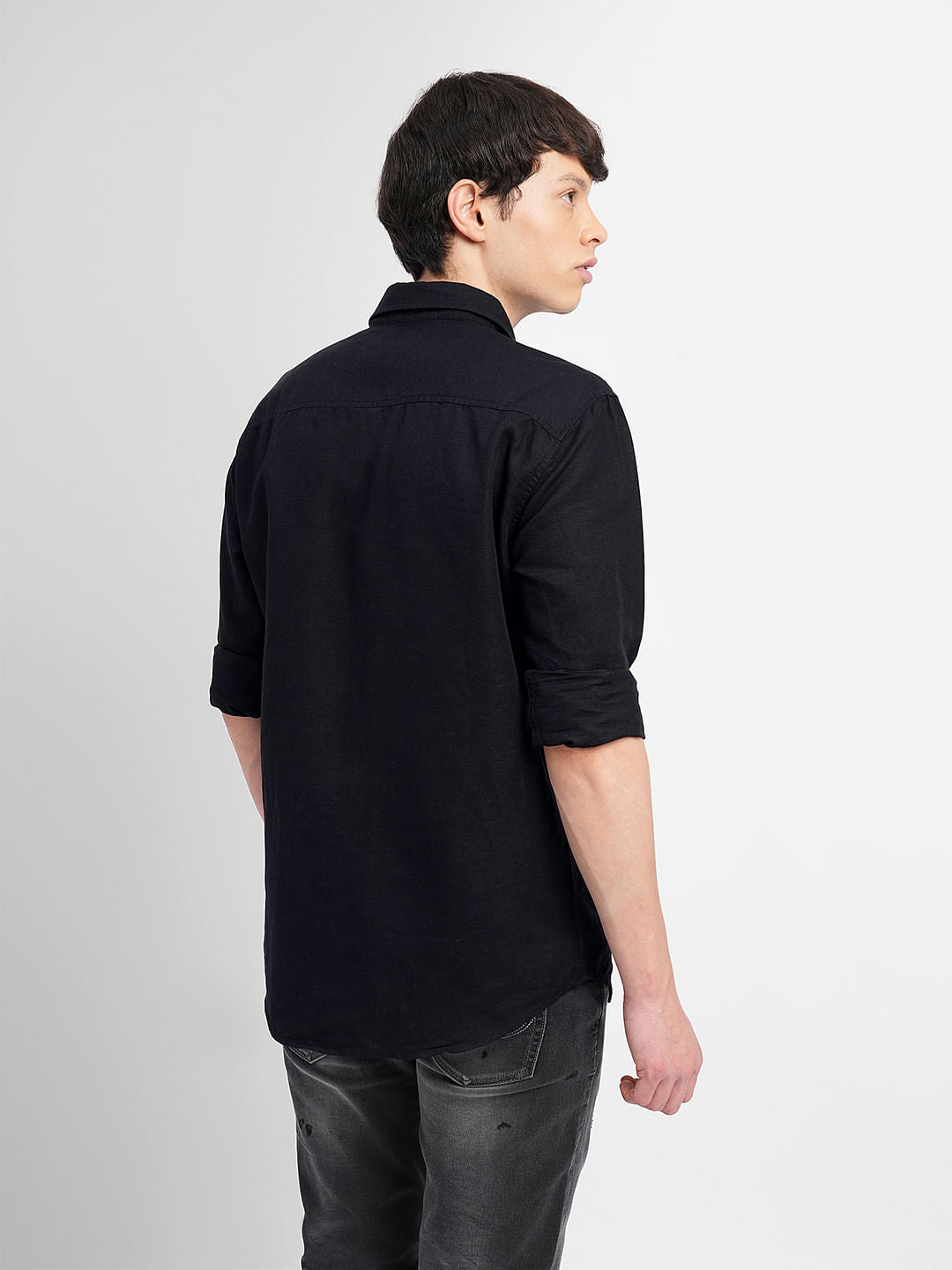 Black Full Sleeves Shirt