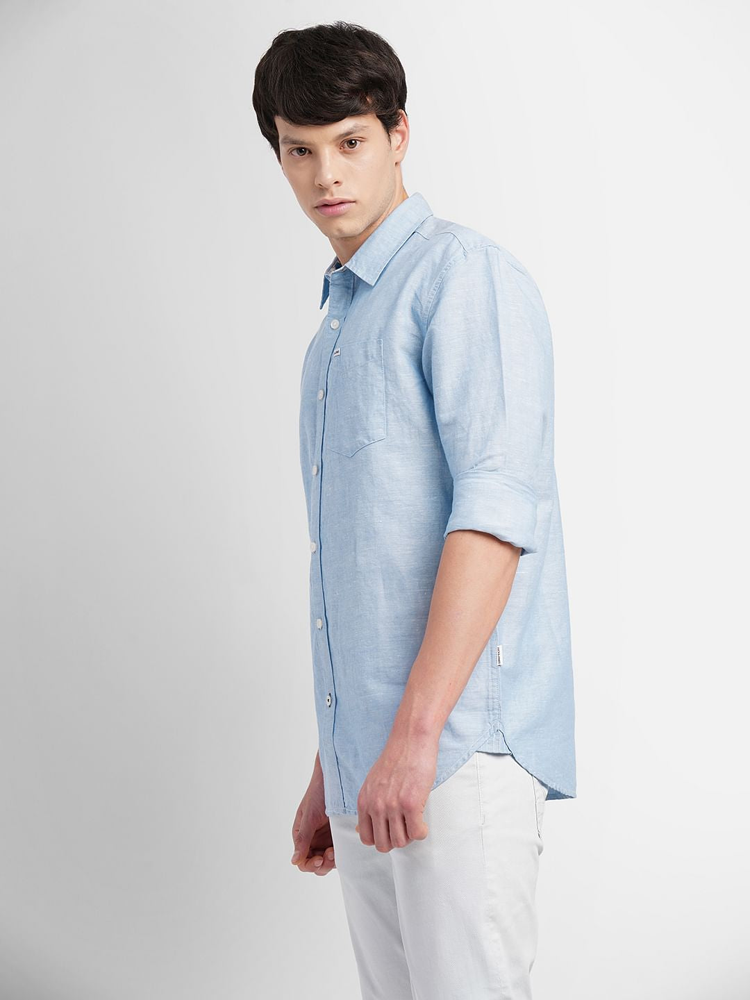 Sky Blue Full Sleeves Shirt