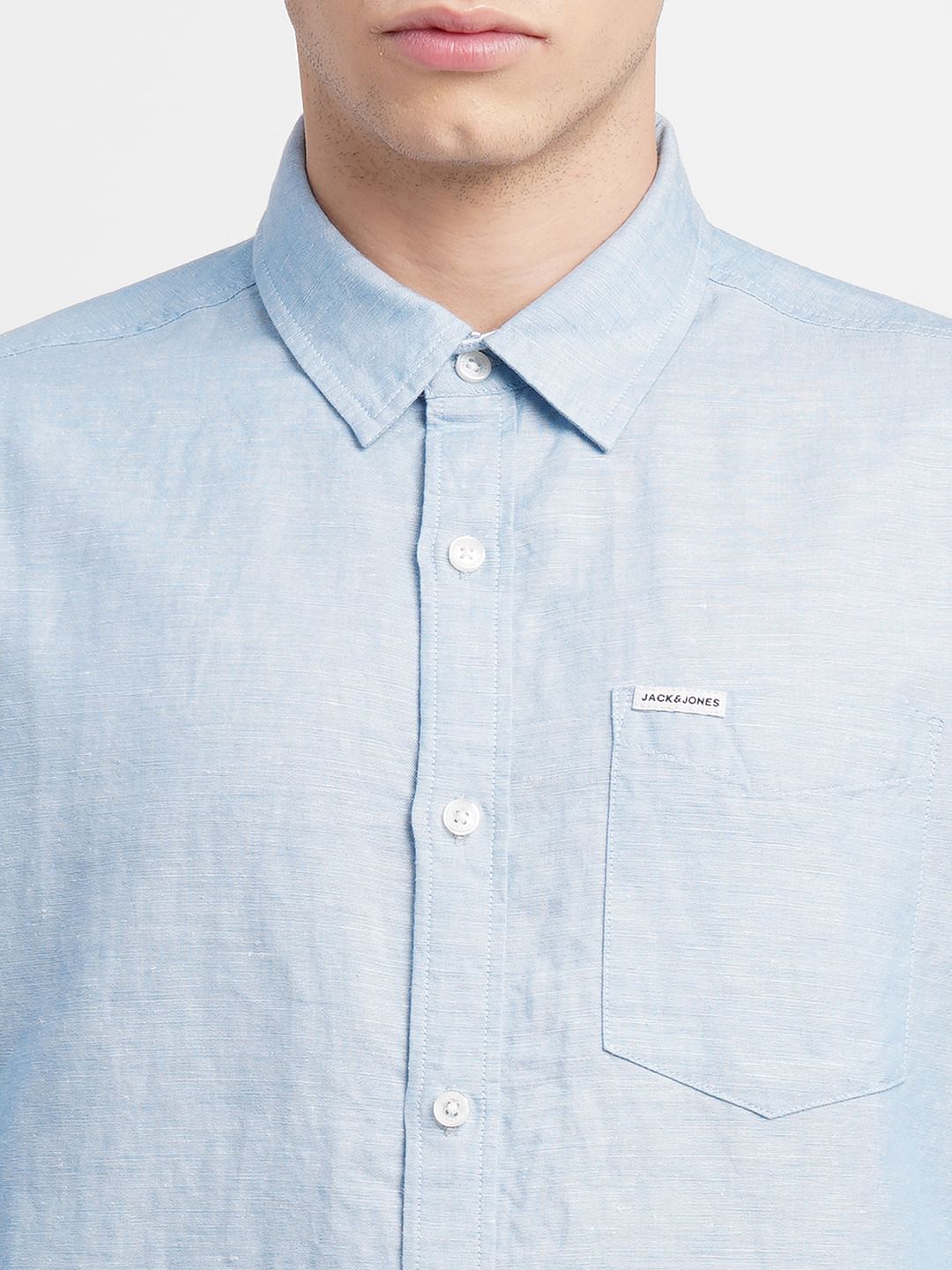 Sky Blue Full Sleeves Shirt