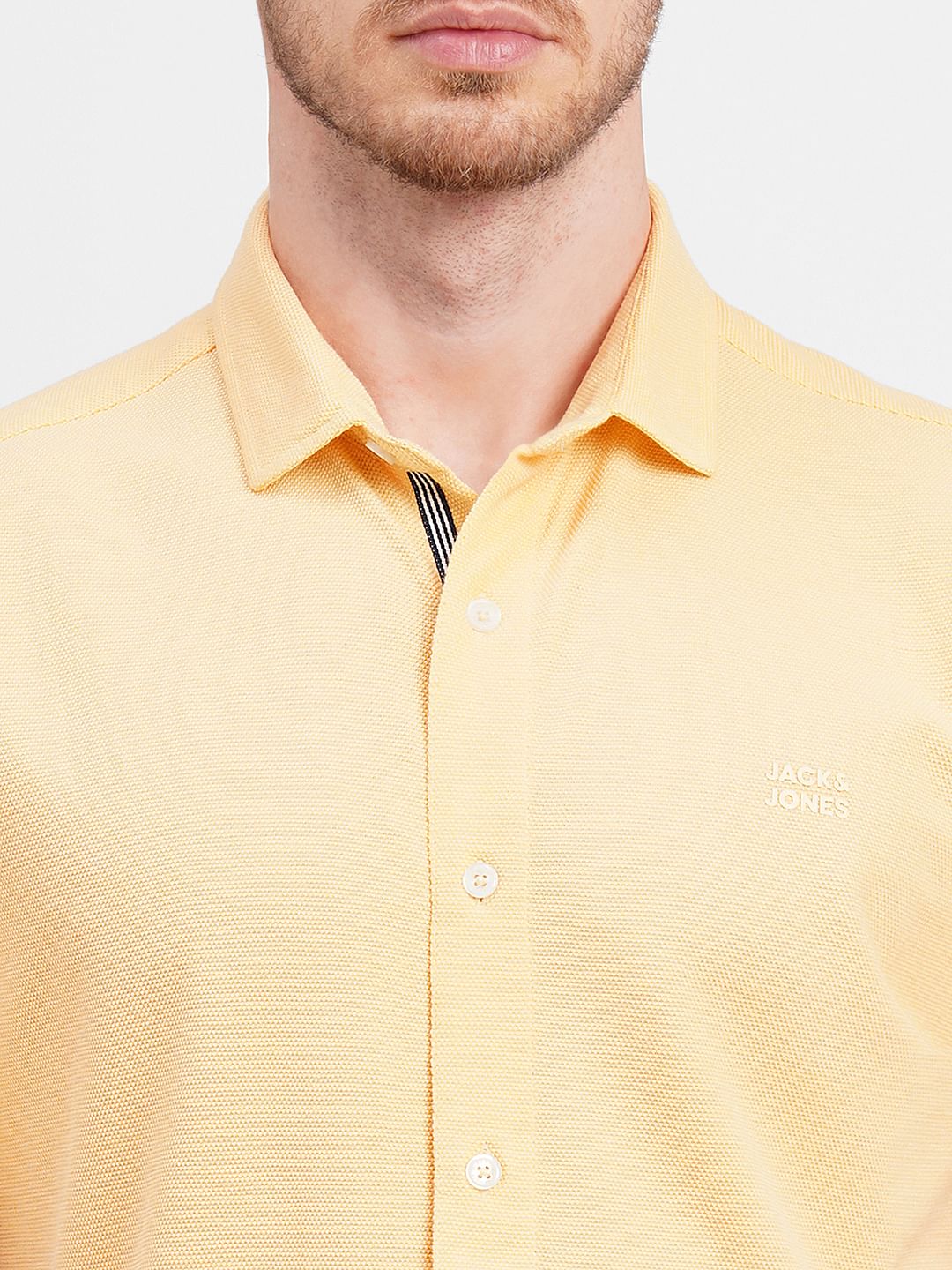 Yellow Short Sleeves Shirt