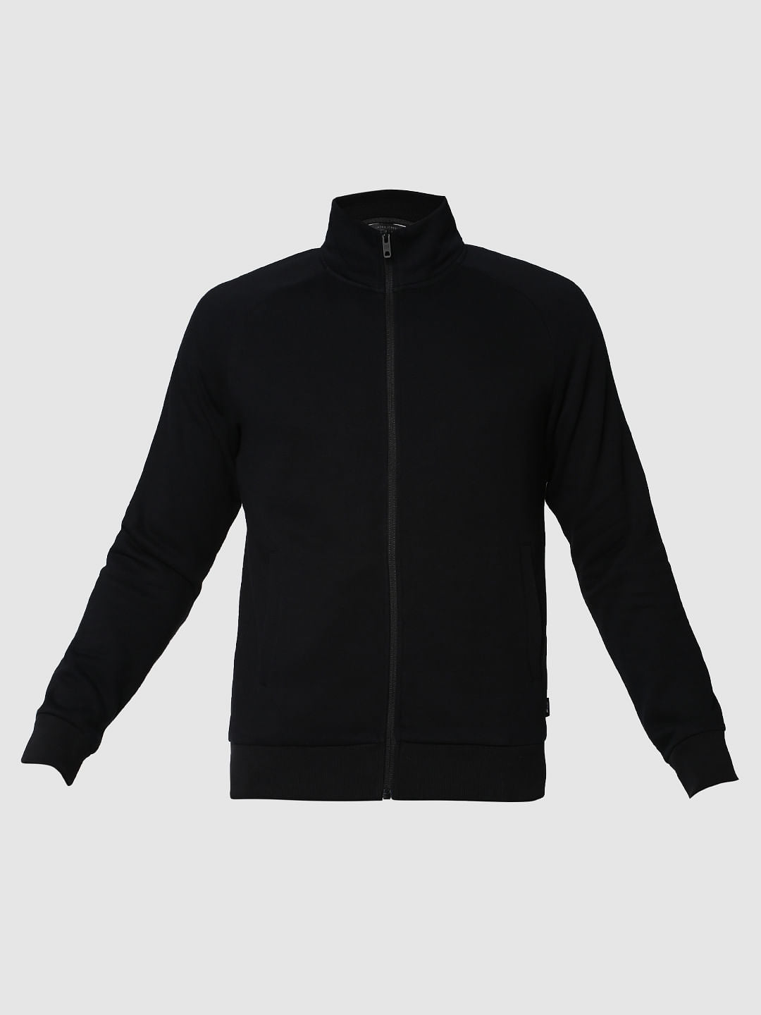 Black Zip Up Sweatshirt
