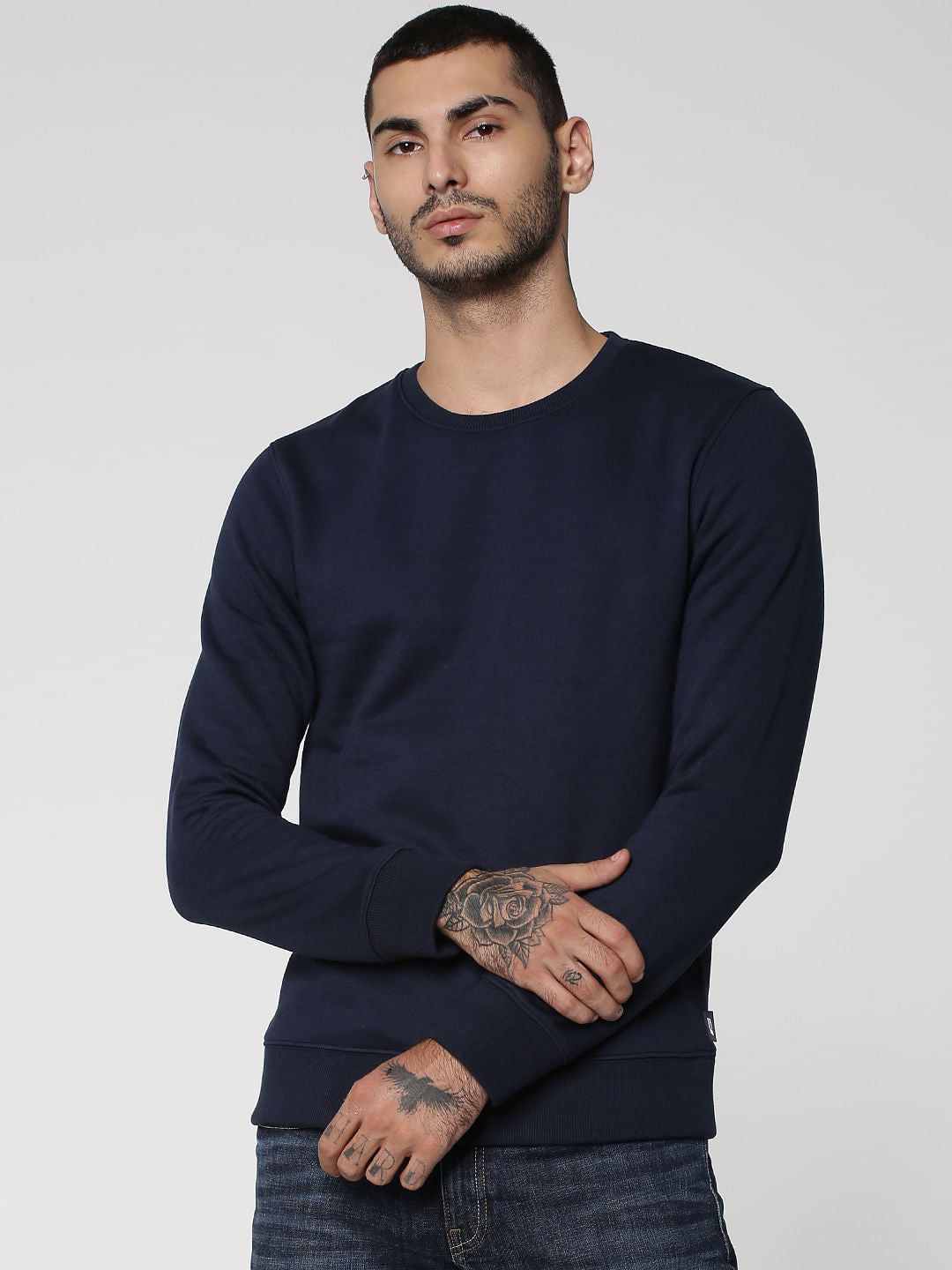 Navy Blue Sweatshirt - S