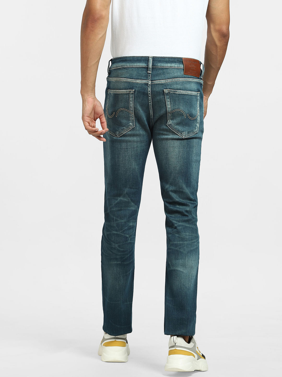Dark Blue Low Rise Liam Skinny Jeans