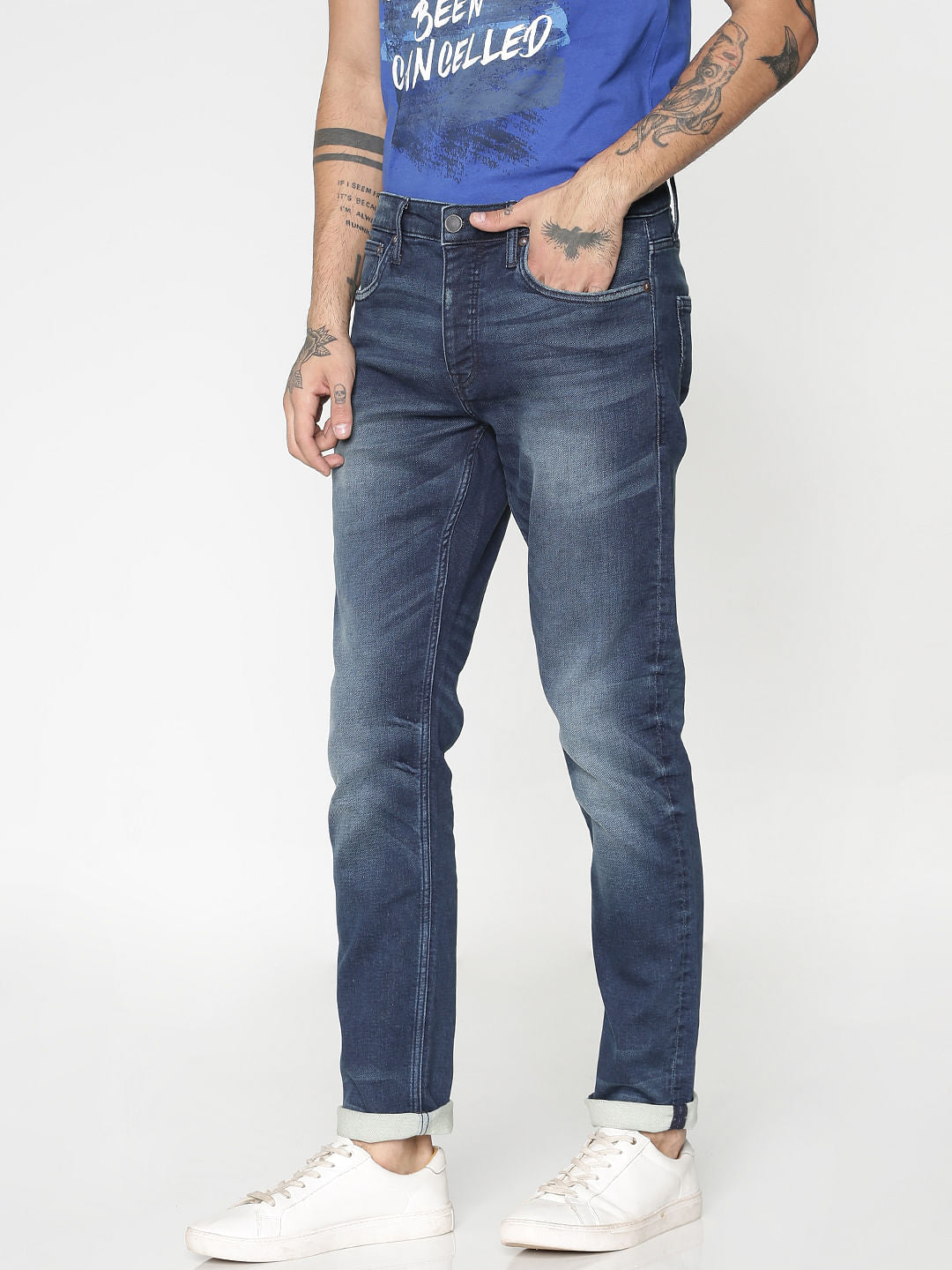 Blue Light Wash Ben Skinny Fit Jeans