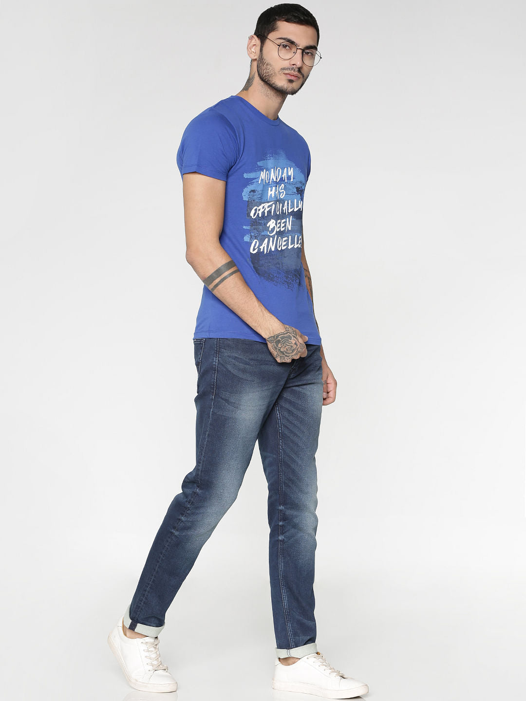 Blue Light Wash Ben Skinny Fit Jeans