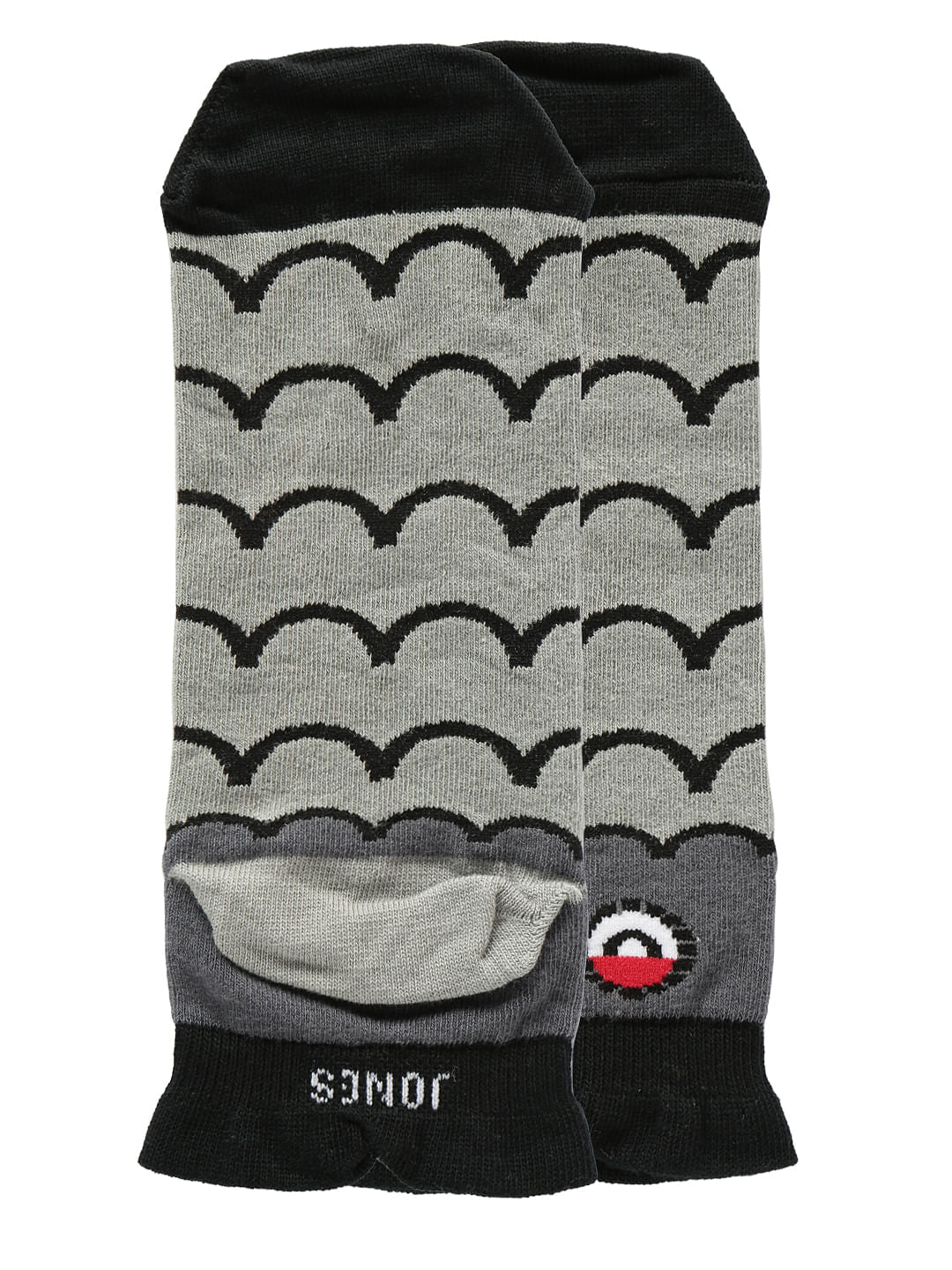Grey Owl Print Ankle Length Socks