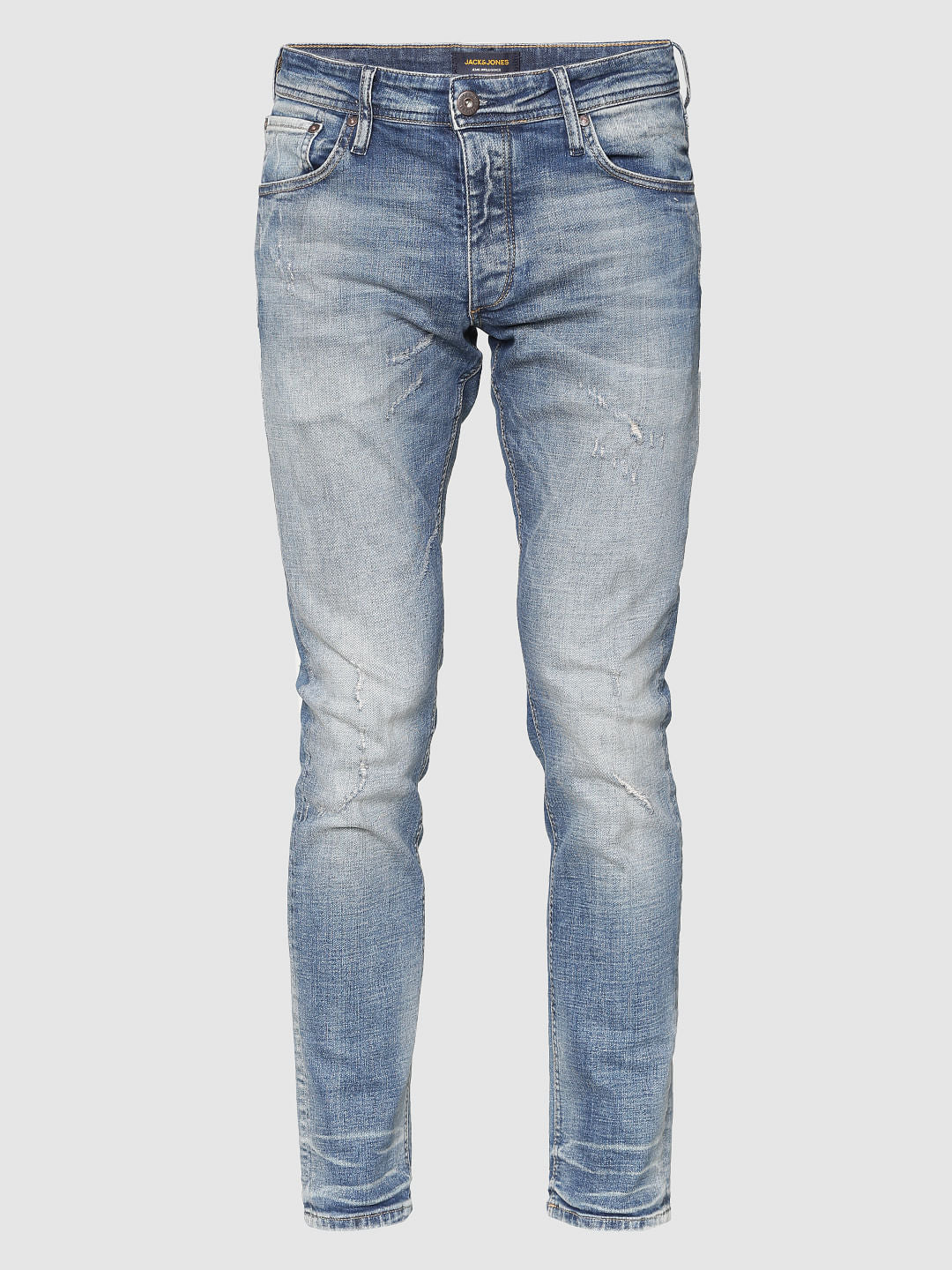Light Blue Washed Glenn Slim Fit Jeans