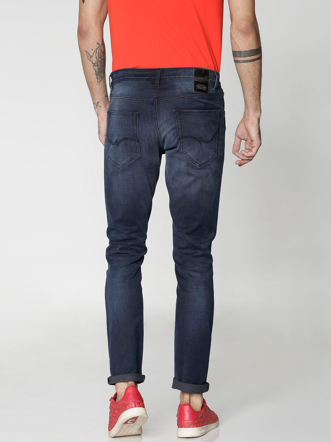 Blue Light Washed Glenn Slim Fit Jeans