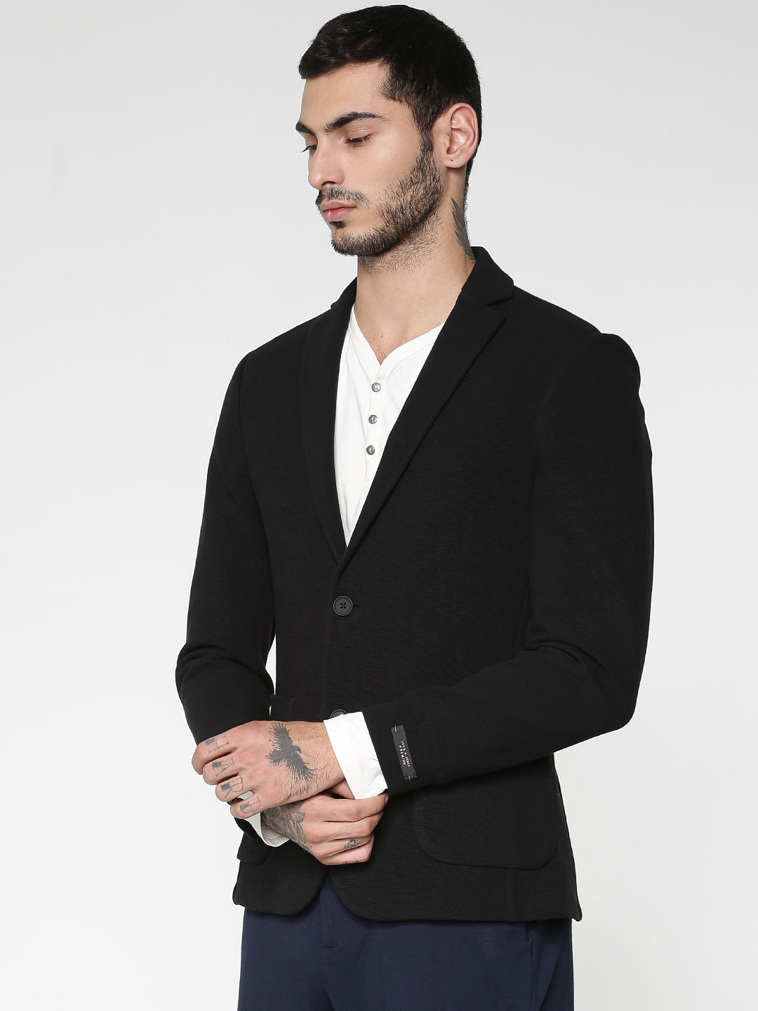 Black Slim Fit Blazer