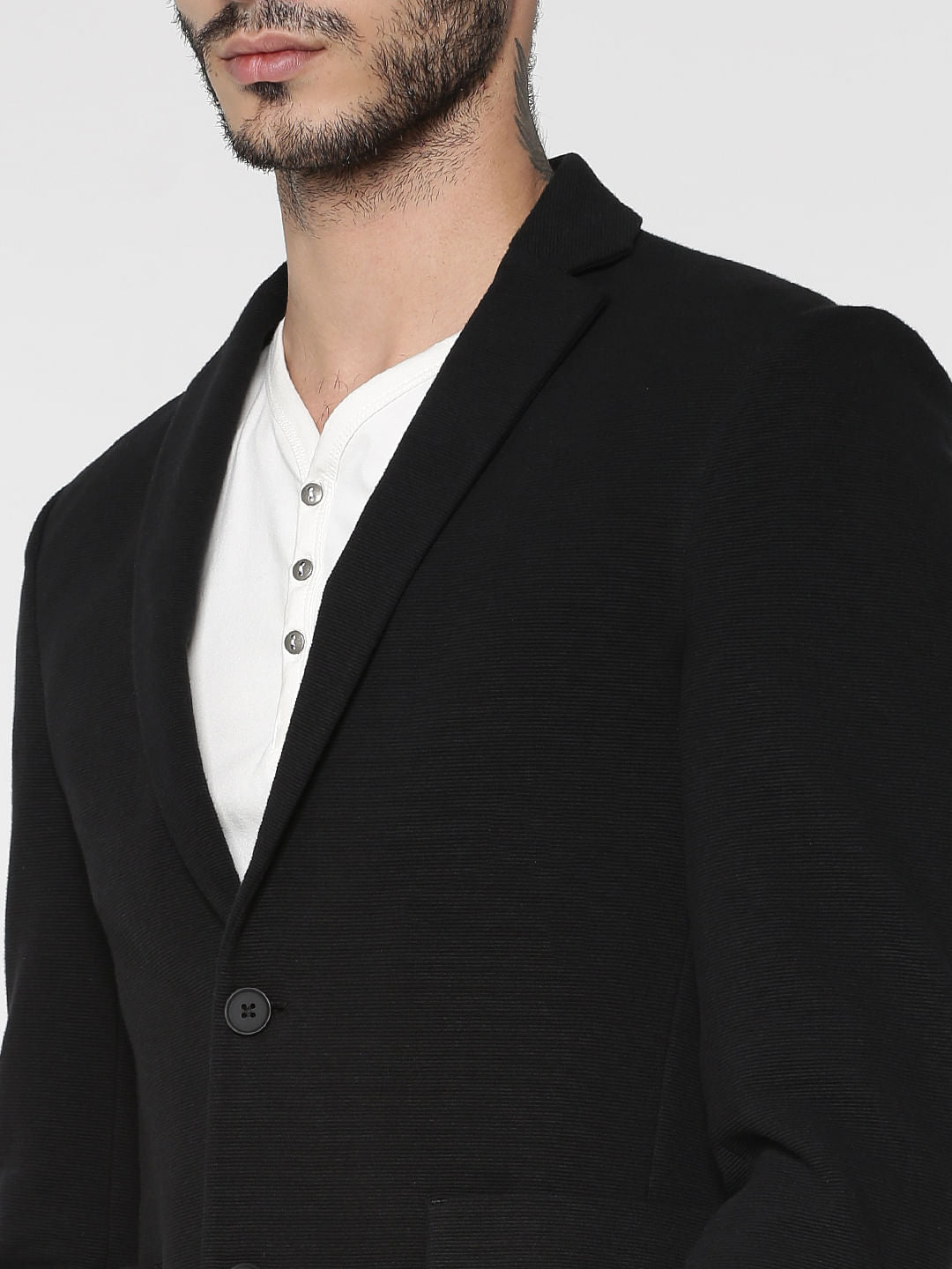 Black Slim Fit Blazer