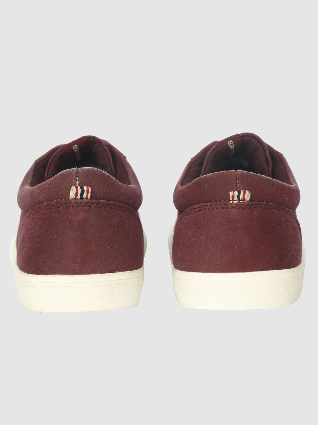 Maroon Suede Sneakers
