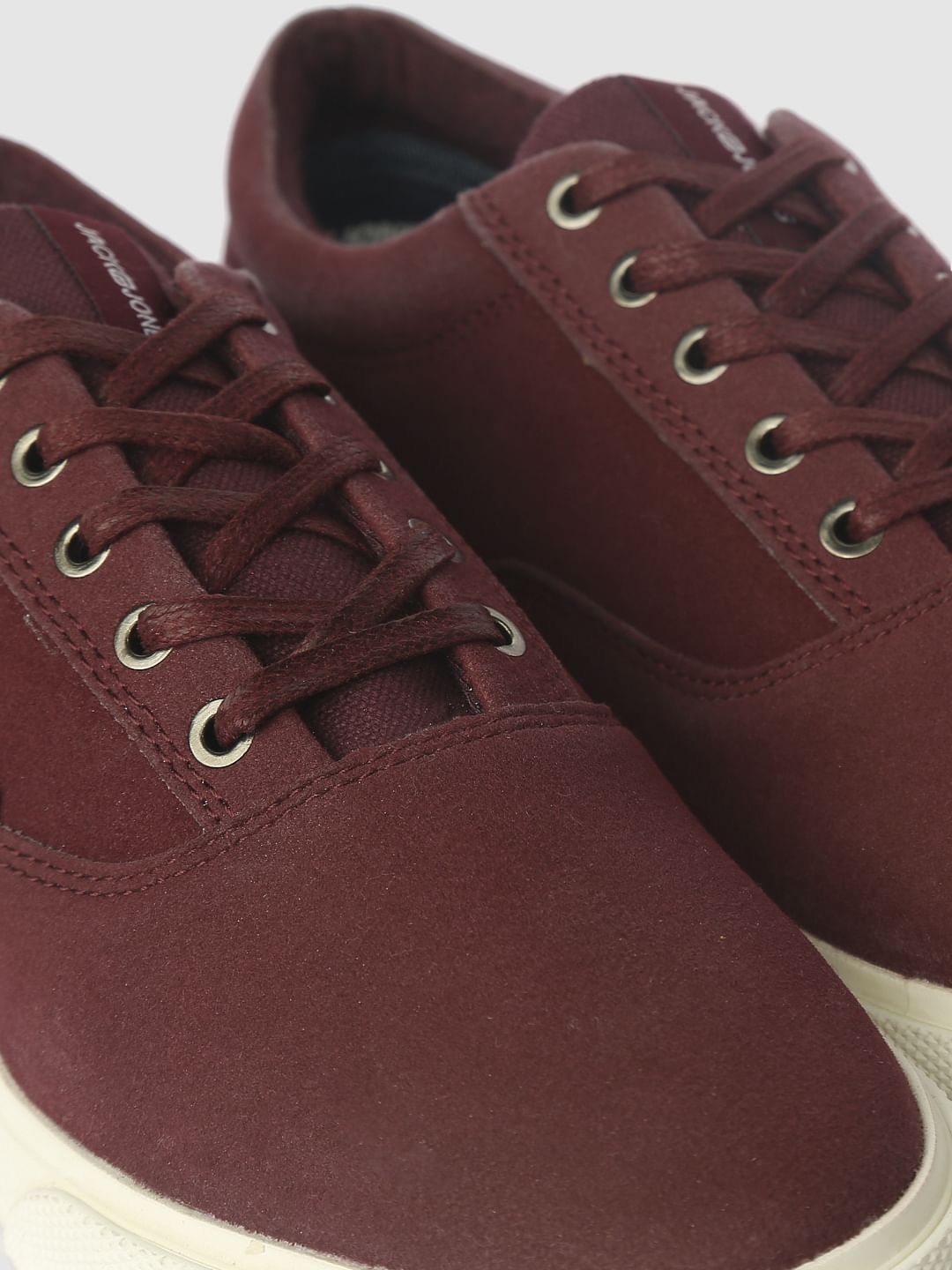 Maroon Suede Sneakers