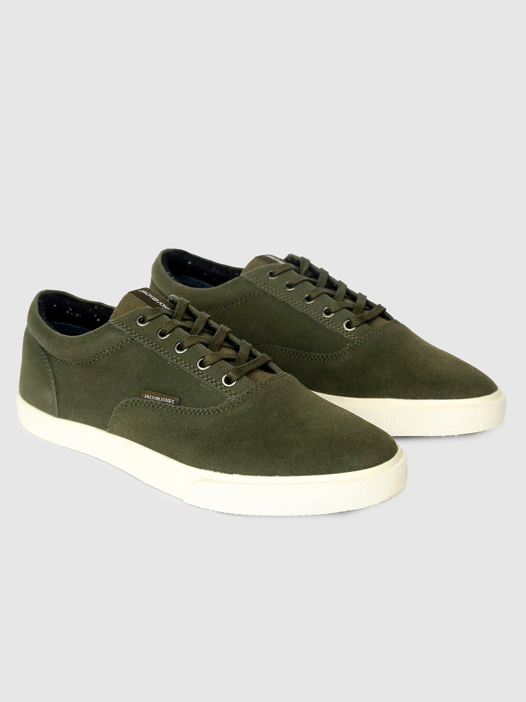 Green Suede Sneakers - 6