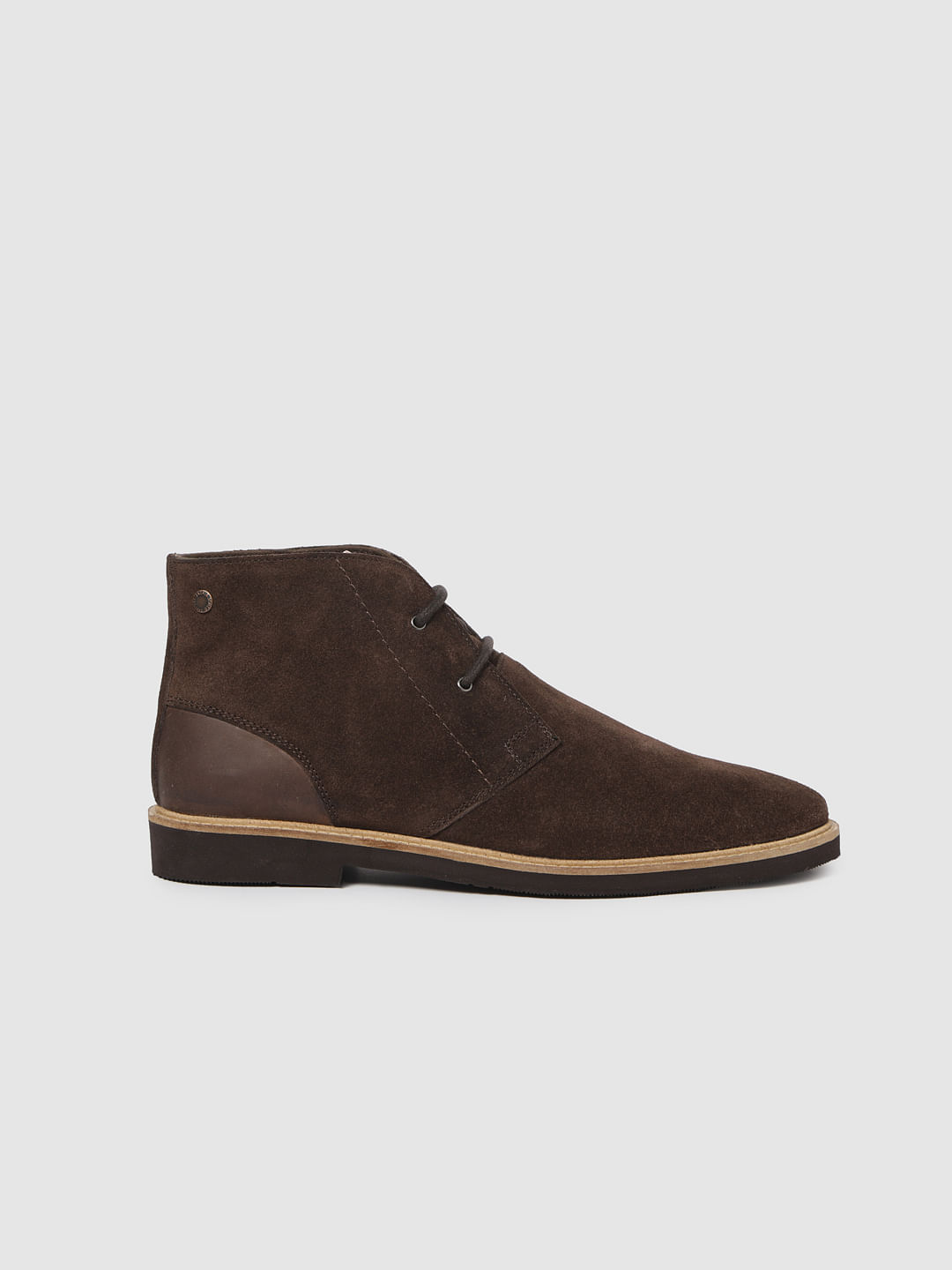 Brown Suede Boots - 6