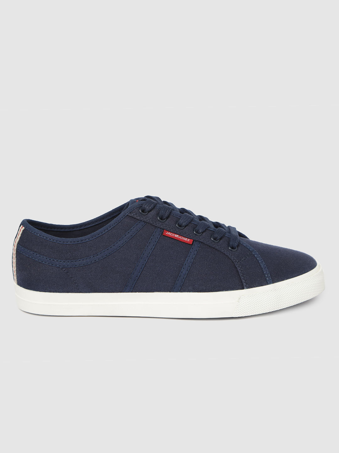 Blue Canvas Sneakers - 6